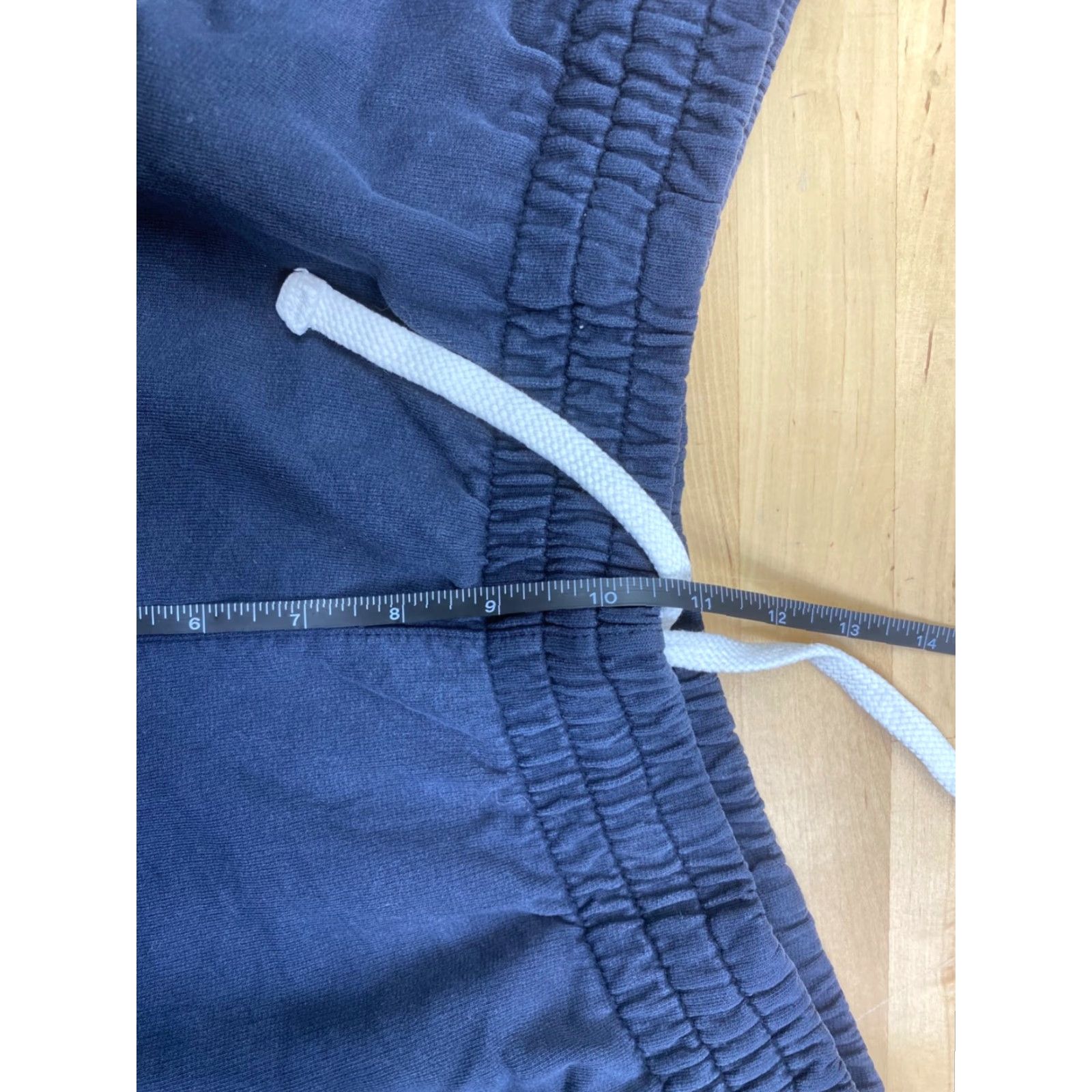 Nike Nike Sweat Shorts M Black Casual Drawstring Pockets Mens Size US 31 - 4 Thumbnail