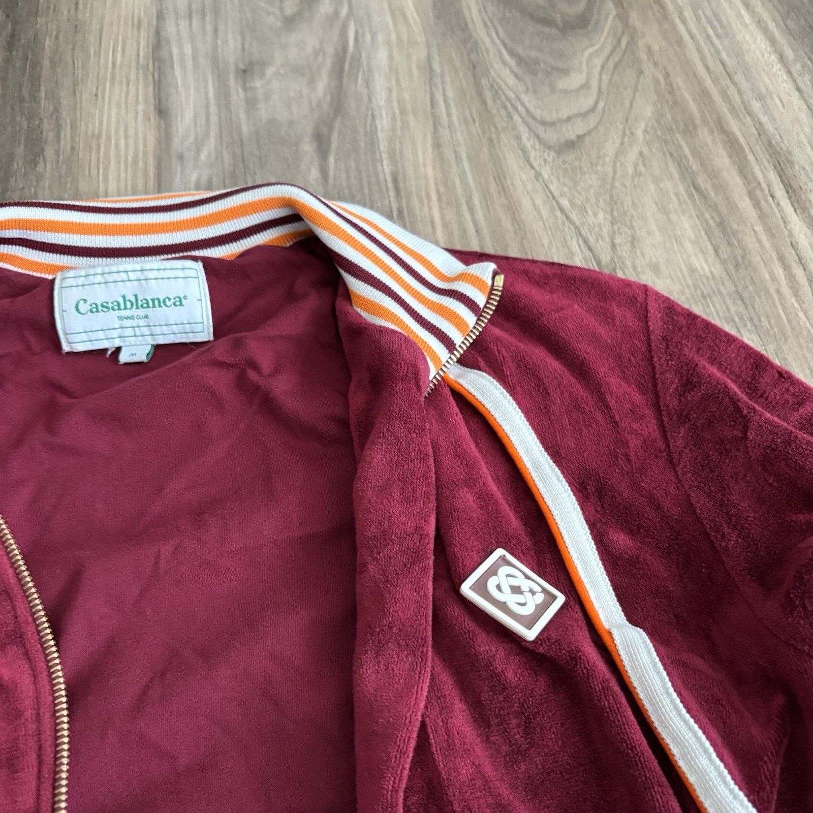 Casablanca Casablanca Tennis Club Velour Racing Track Jacket Size S Size US S / EU 44-46 / 1 - 6 Thumbnail