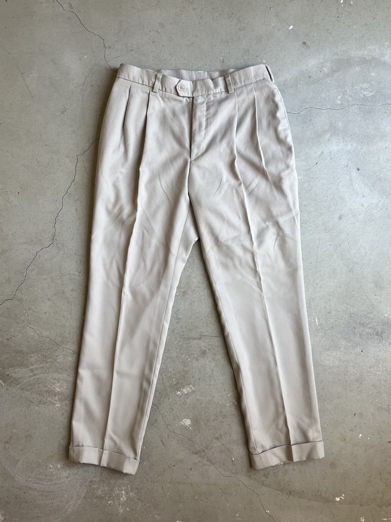 Vintage Pleated Suit Pants Size US 31 - 1 Thumbnail