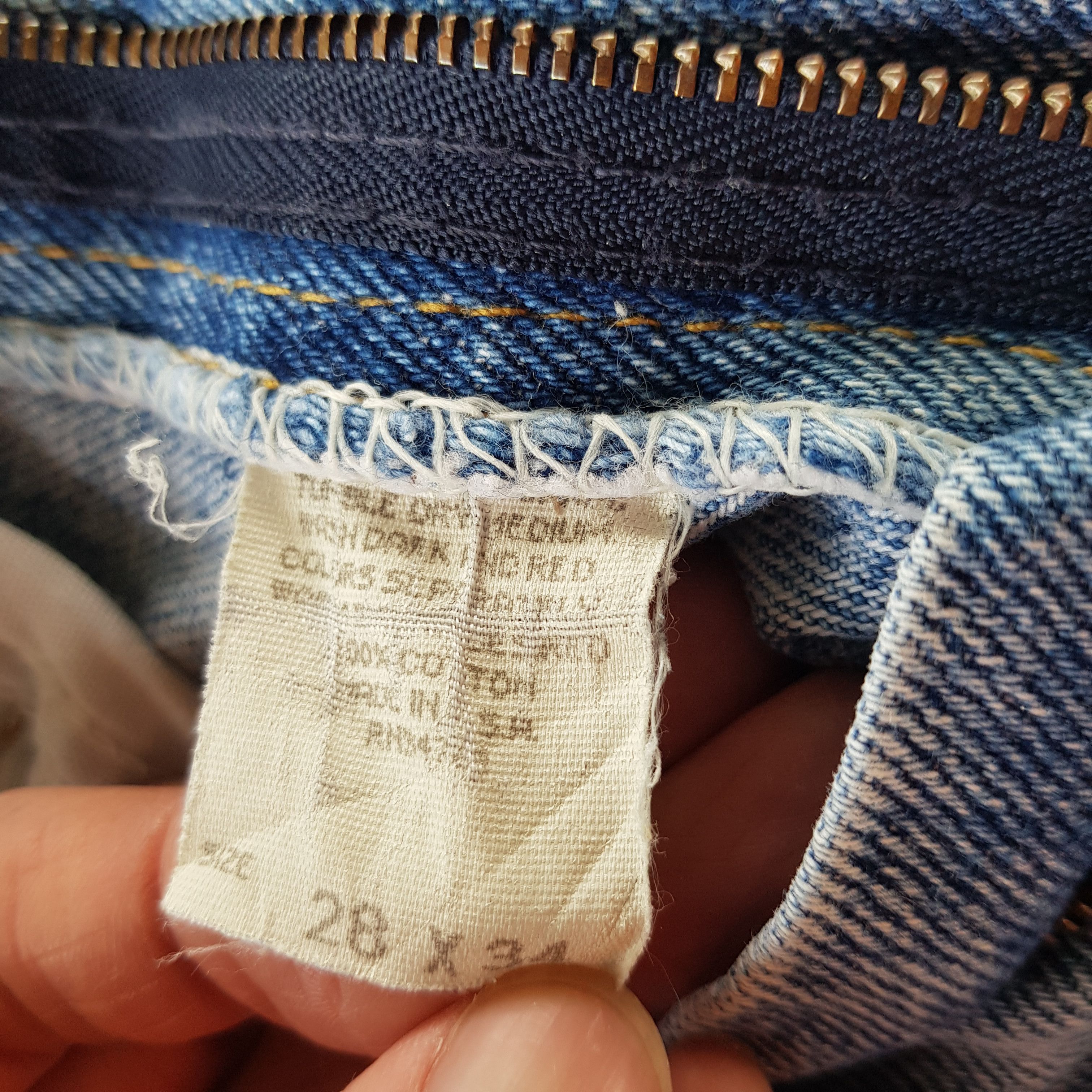 Lee Vintage Lee Sun Faded Jeans Rusty Lee Light Wash Denim Size 24" / US 00 / IT 34 - 6 Thumbnail