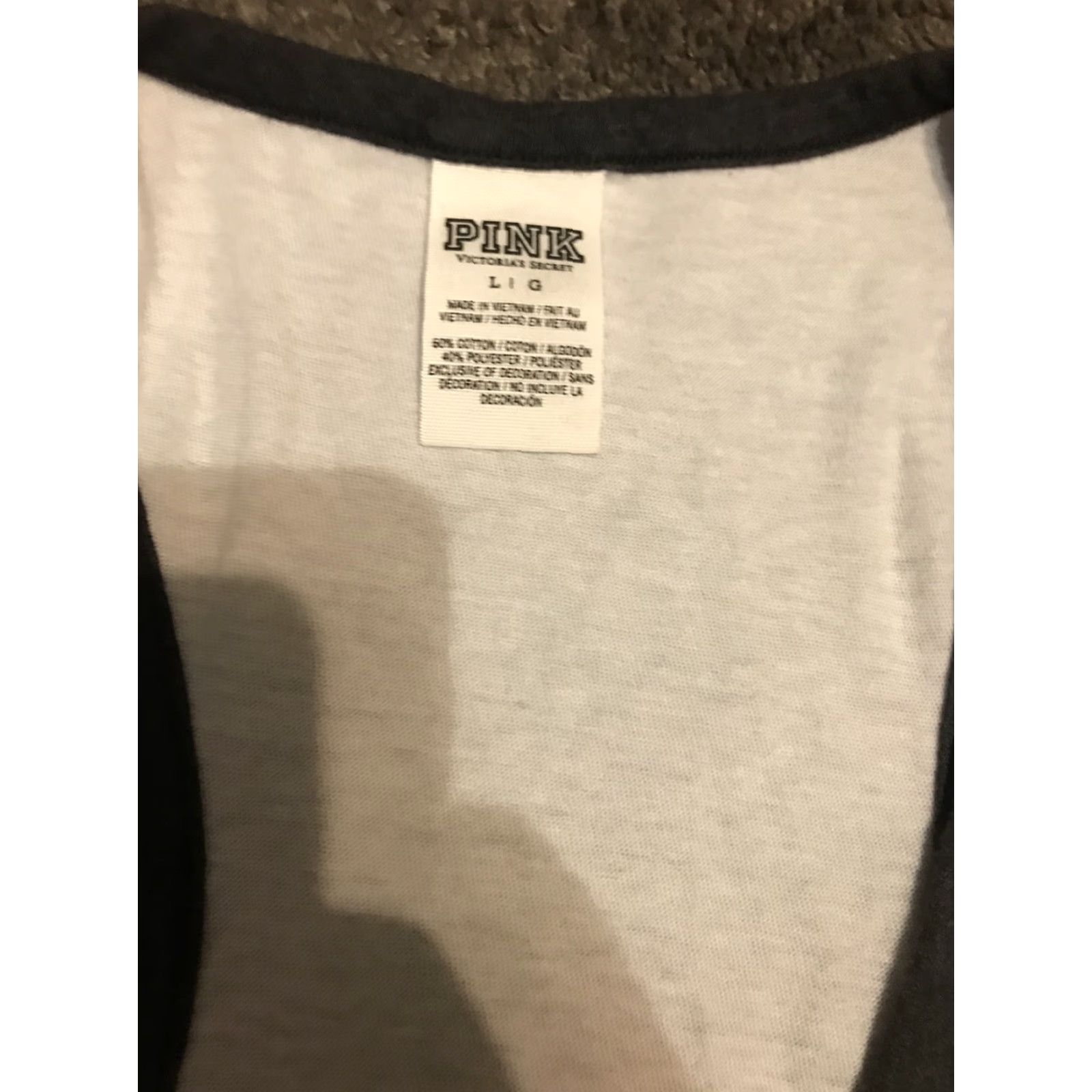 Victoria's Secret Victoria's Secret PINK Tank White Womens L Adult Regular Size Tank Top Colorful Theme Size L / US 10 / IT 46 - 3 Thumbnail