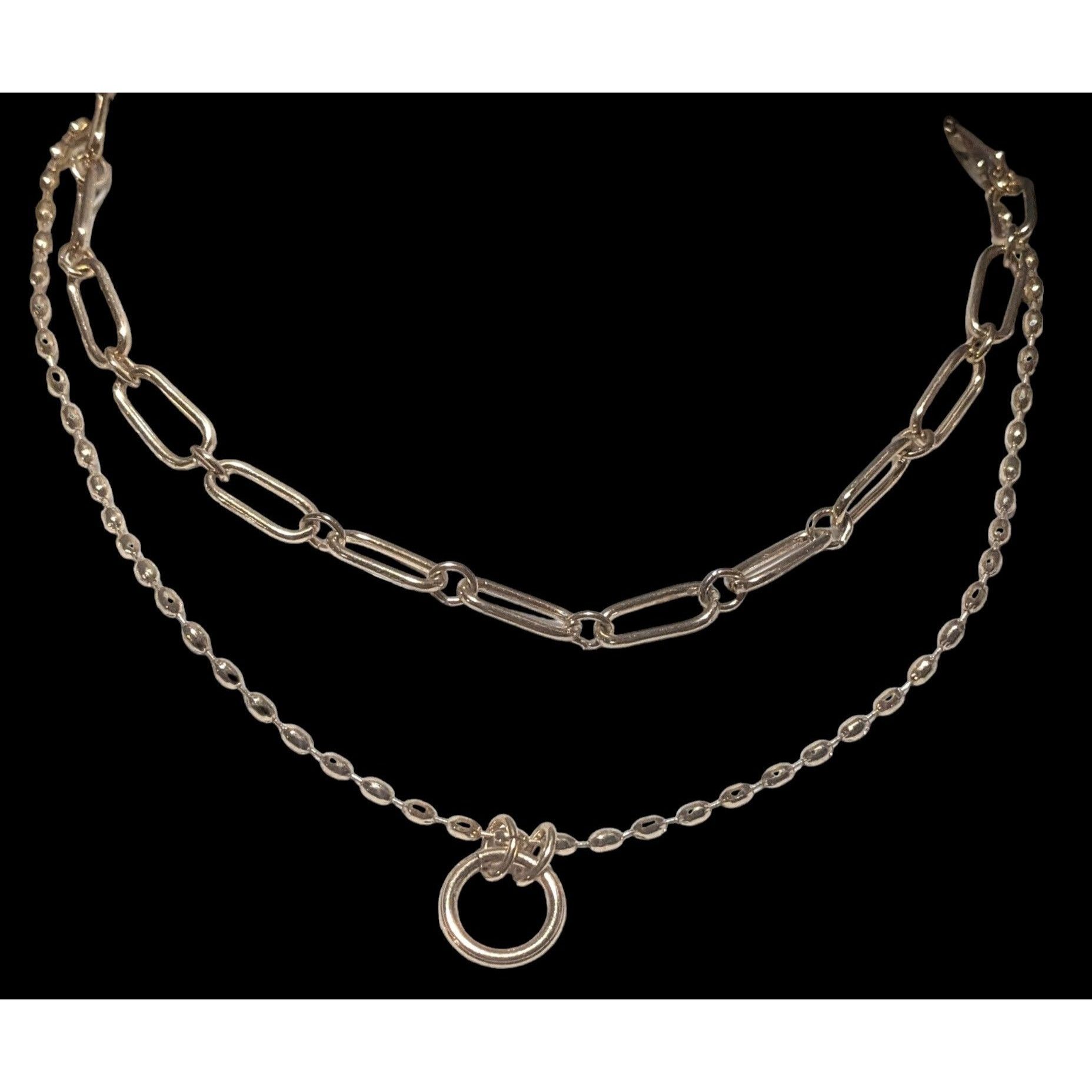 Other Halogen Layered Gold Chain Paperclip Necklace Size ONE SIZE - 3 Thumbnail