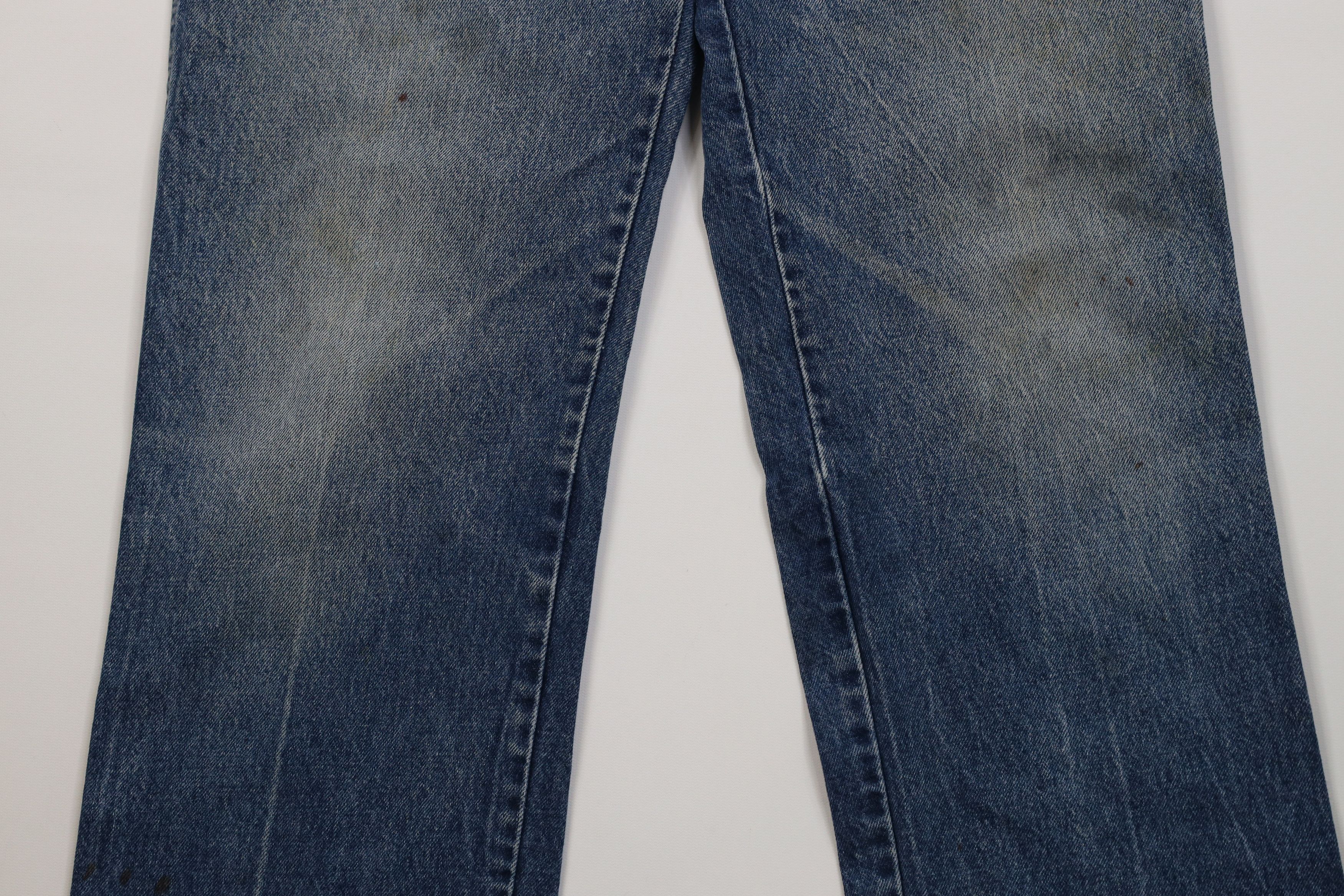 Vintage Vintage 70s Streetwear Flared Wide Leg Denim Jeans USA Size US 34 / EU 50 - 3 Thumbnail