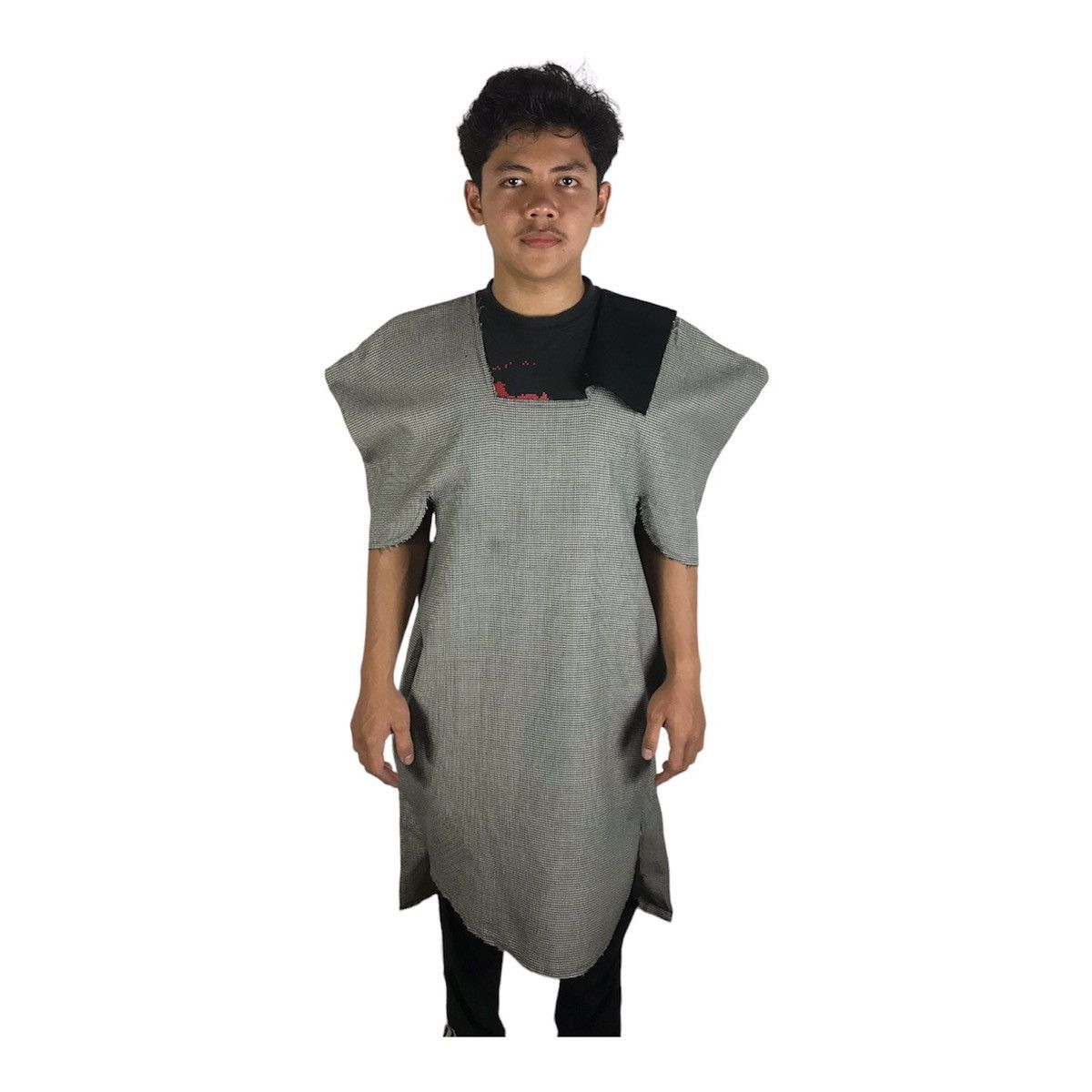 Comme des Garcons AD2013 Comme des Garçons Houndstooth Wool Sculptural Tabard Size S / US 4 / IT 40 - 2 Thumbnail