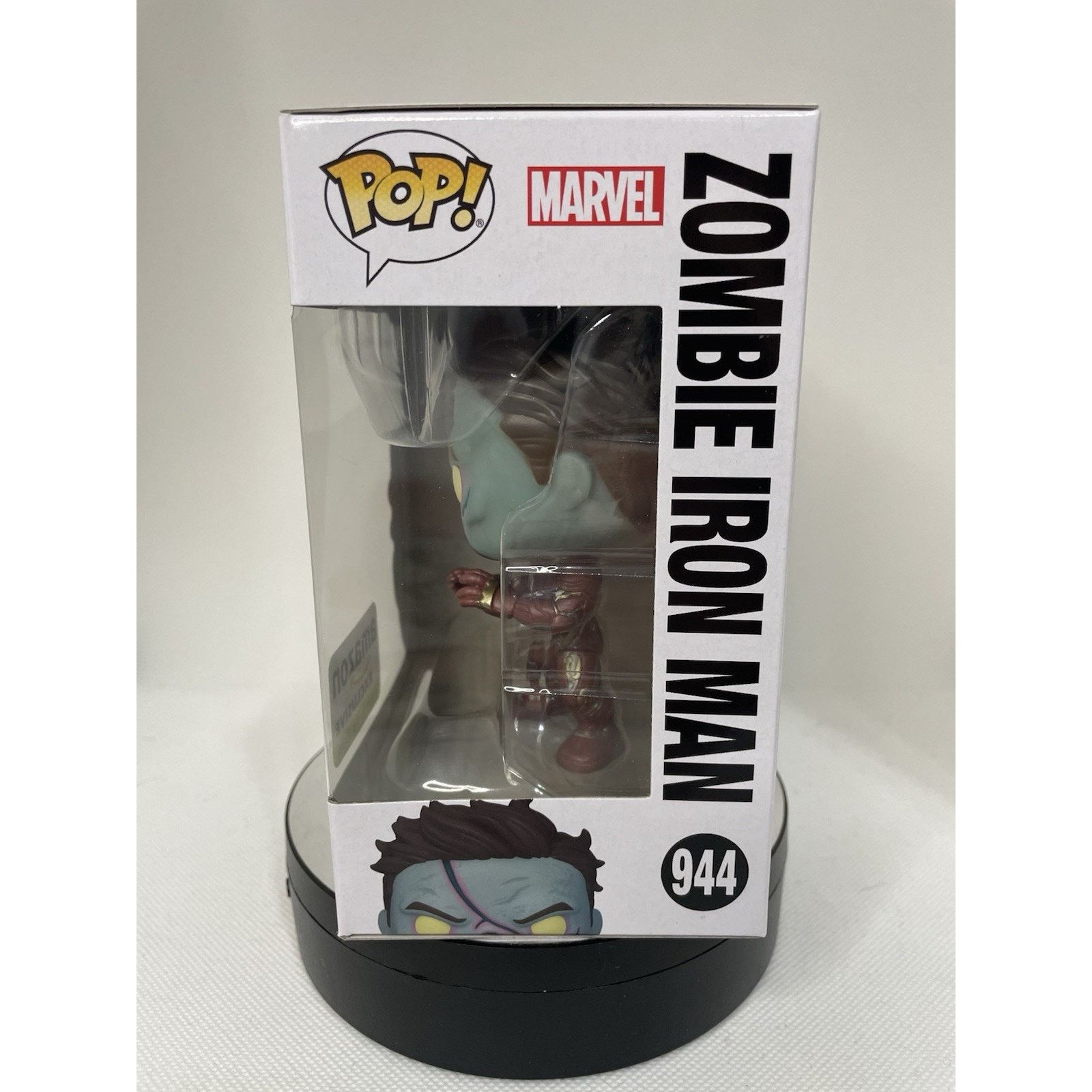 Marvel Comics Funko Pop! Zombie Iron Man 944 GITD Amazon Exclusive Size ONE SIZE - 3 Thumbnail