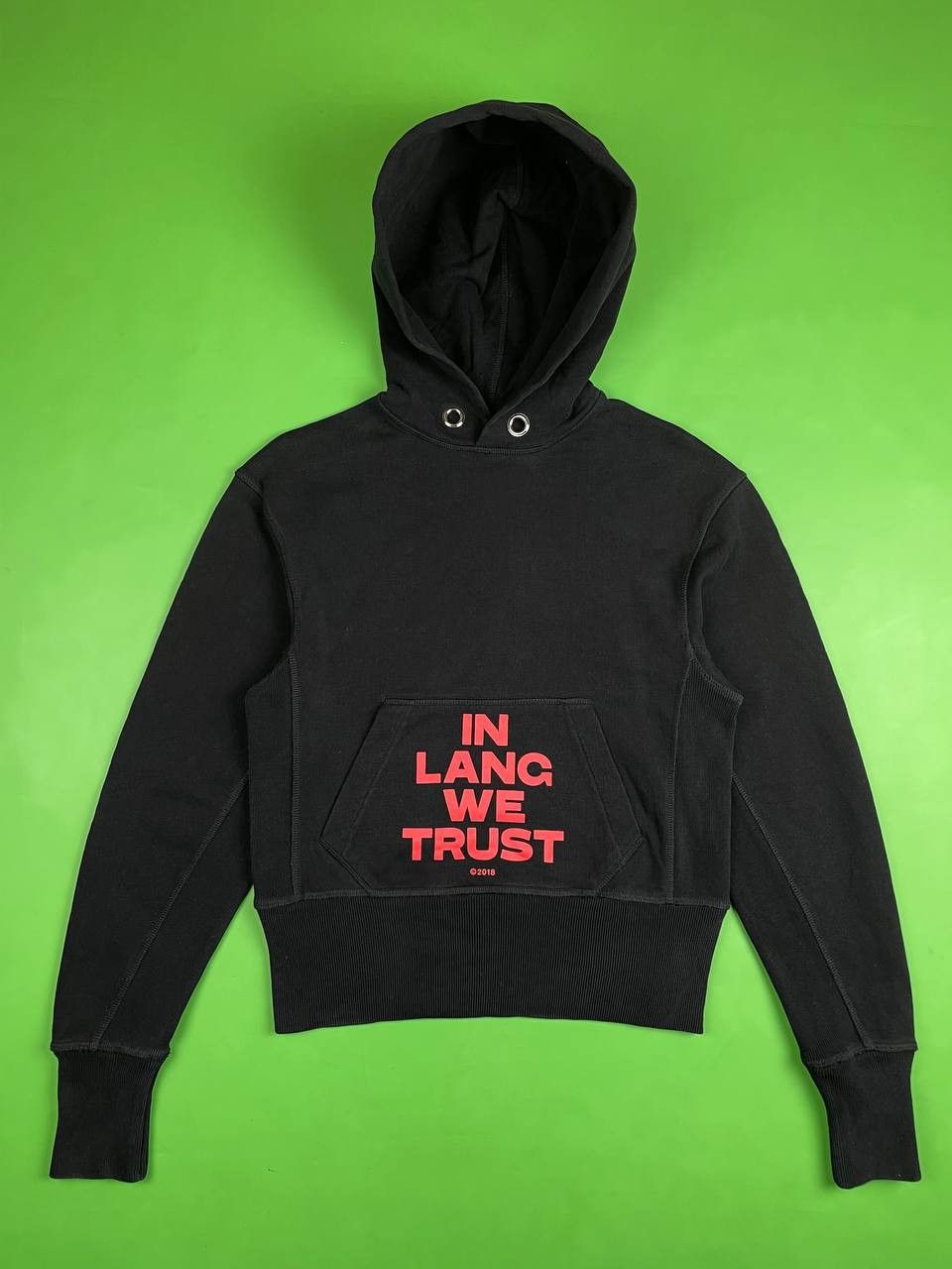 Helmut Lang HELMUT LANG In Lang We Trust Hoodie Black Unisex Grailed