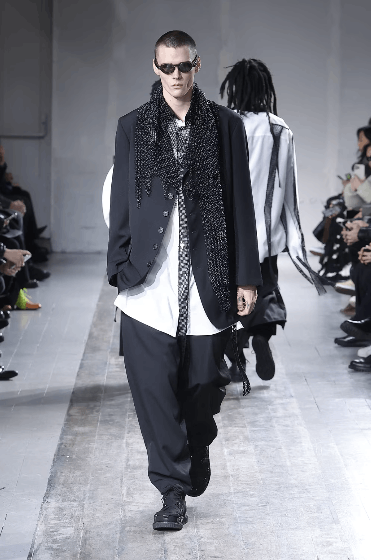 Yohji Yamamoto Yohji Yamamoto Pour Homme - W/Gabardine 5BUTTON JACKET Size US L / EU 52-54 / 3 - 3 Thumbnail