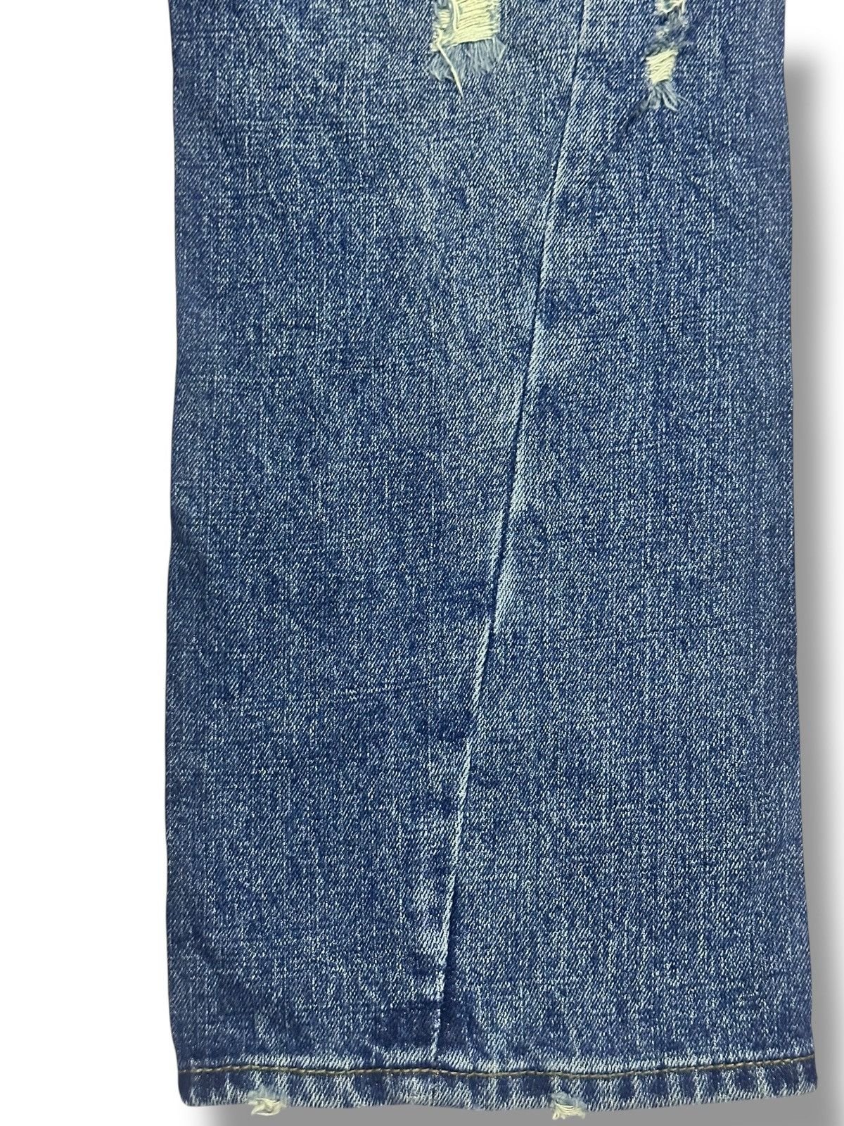 Japanese Brand Vintage Reac Distressed Jeans Baggy Loose Style & Faded Wash Size US 36 / EU 52 - 12 Thumbnail