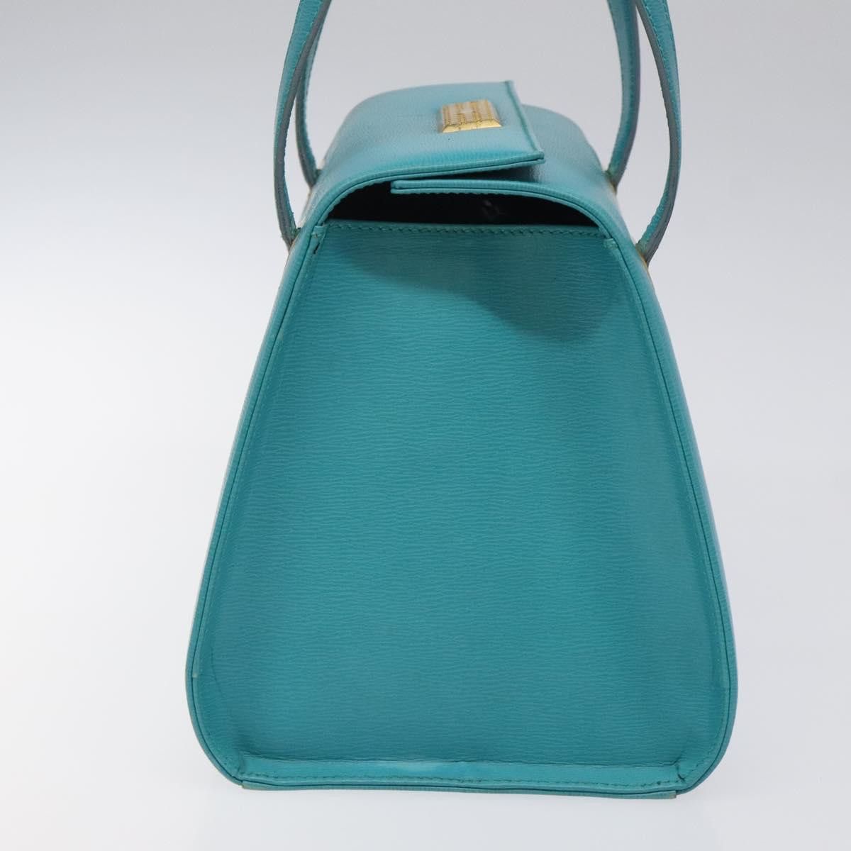 Dior DIOR Hand Bag Leather Blue Gold Size ONE SIZE - 5 Thumbnail