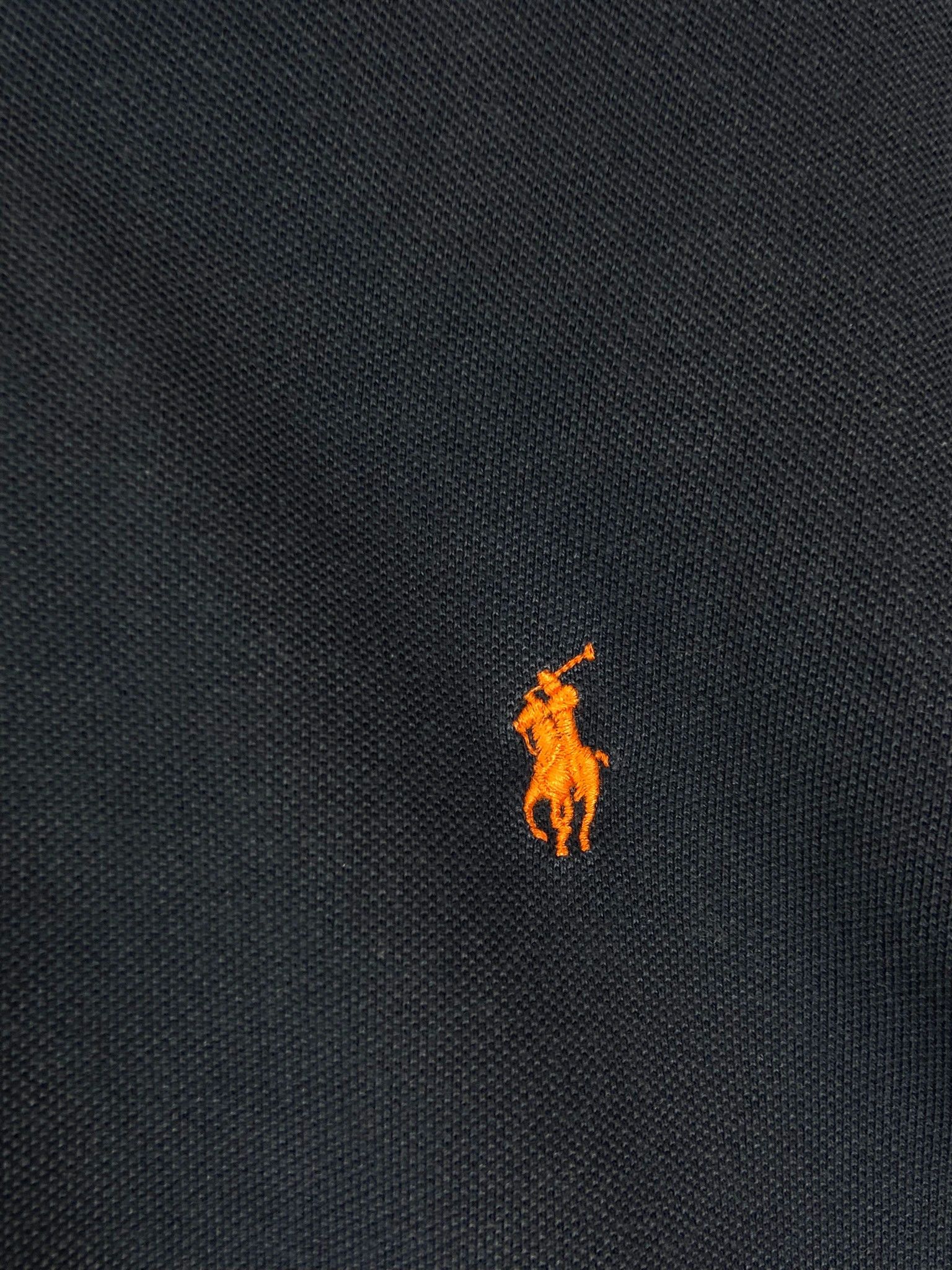 Polo Ralph Lauren Ralph Lauren Navy Polo S Orange Logo Classic Fit Size US S / EU 44-46 / 1 - 2 Thumbnail