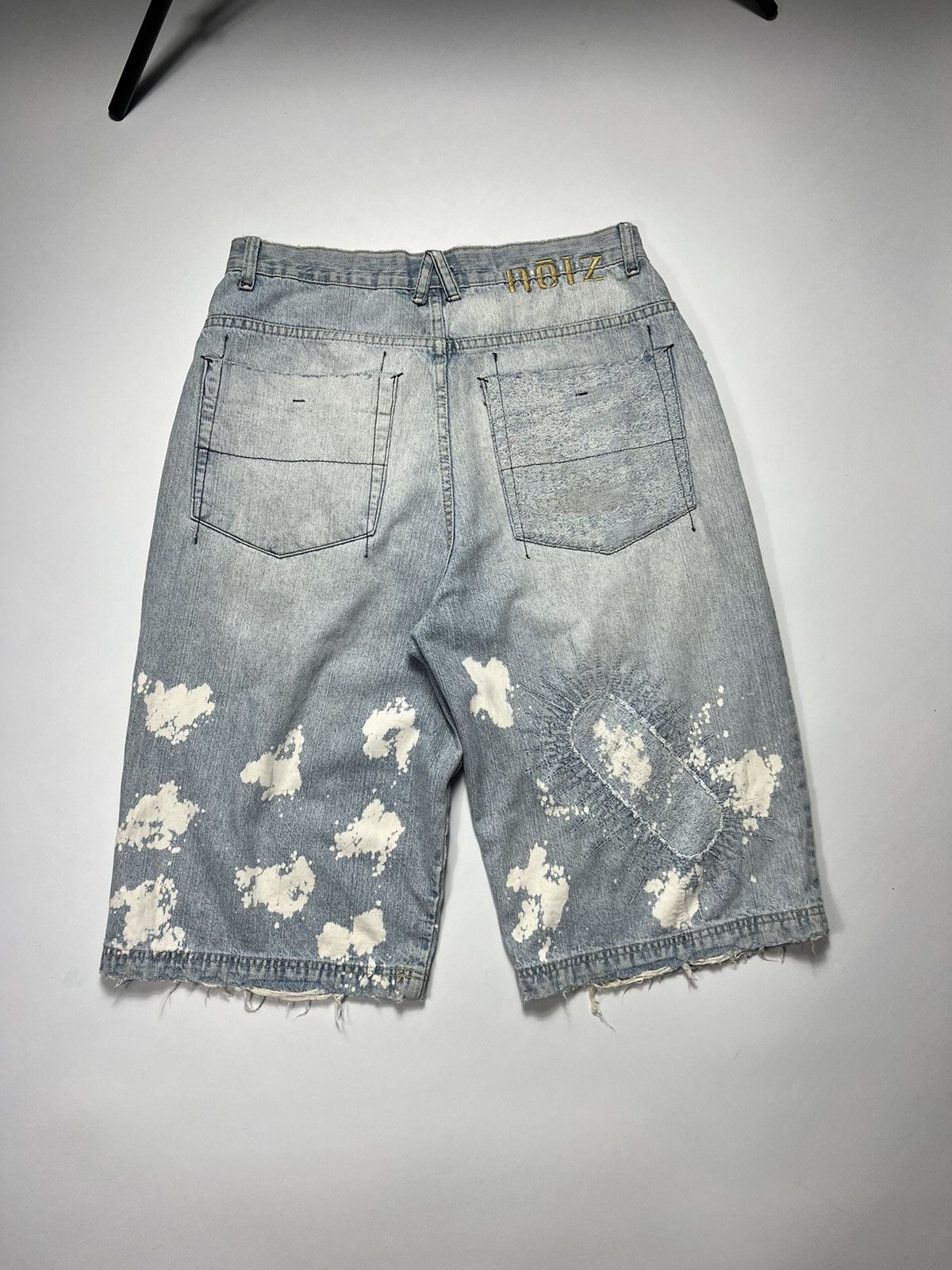 Vintage Vintage Noize Jeans Baggy Distressed Denim Shorts Size US 34 / EU 50 - 12 Thumbnail