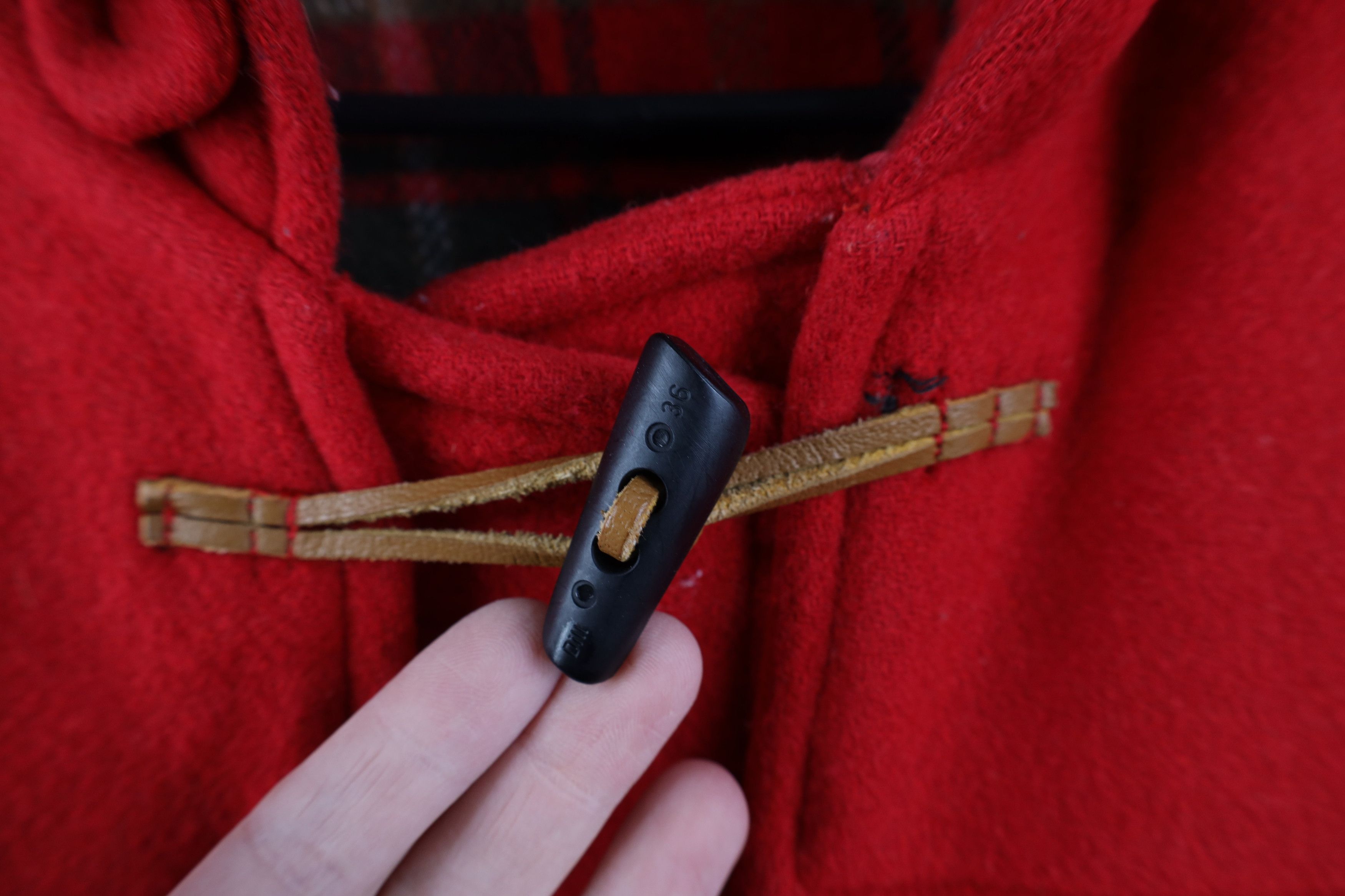 Vintage John Partridge Wool Toggle Button Hooded Jacket