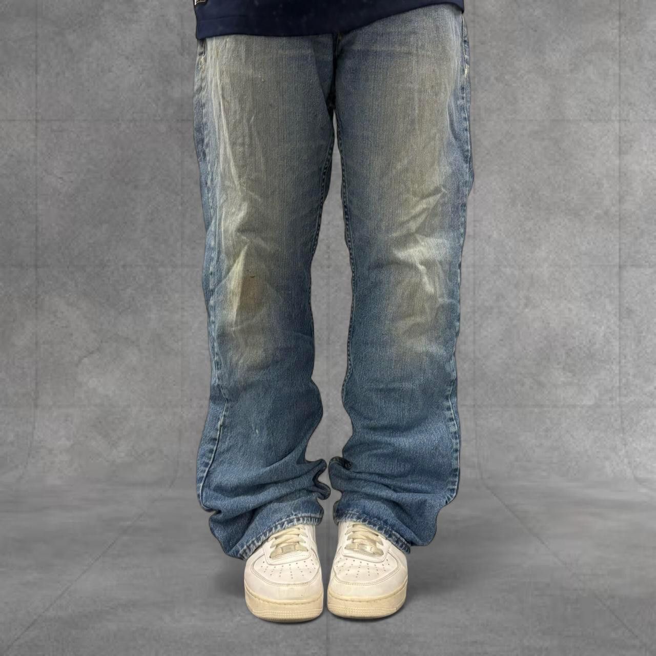 Old Navy Crazy Vintage Y2K/2000s Baggy Old Navy Skater Streetwear Medium Wash Denim Jeans! Size US 34 / EU 50 - 1 Thumbnail