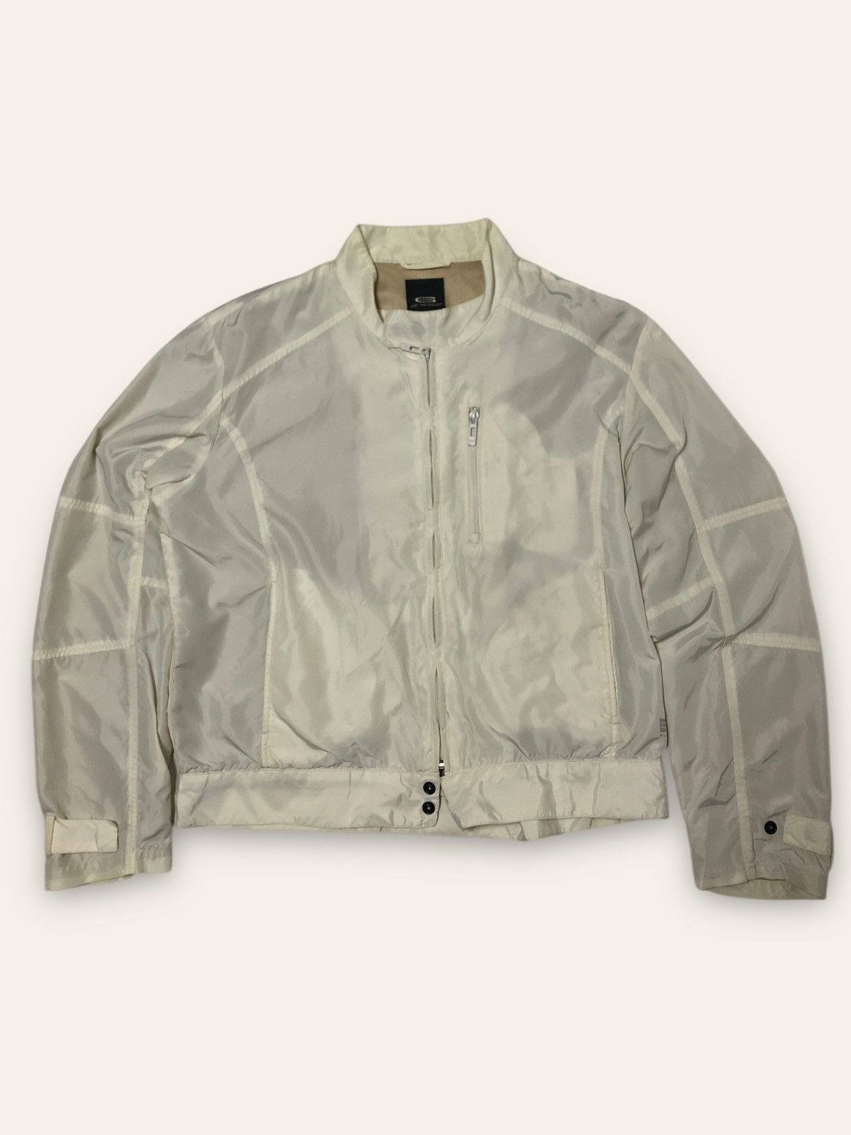 G-Star Vintage G STAR Lightweight White Windbreaker Jacket Y2K Size US L / EU 52-54 / 3 - 5 Thumbnail