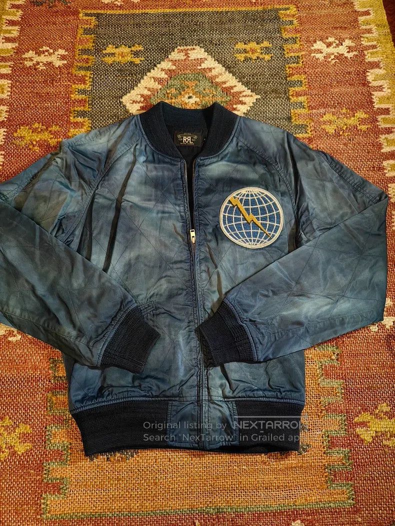 RRL Ralph Lauren RRL Ralph Lauren Blue washed vintage embroidery jacket Size US M / EU 48-50 / 2 - 1 Thumbnail