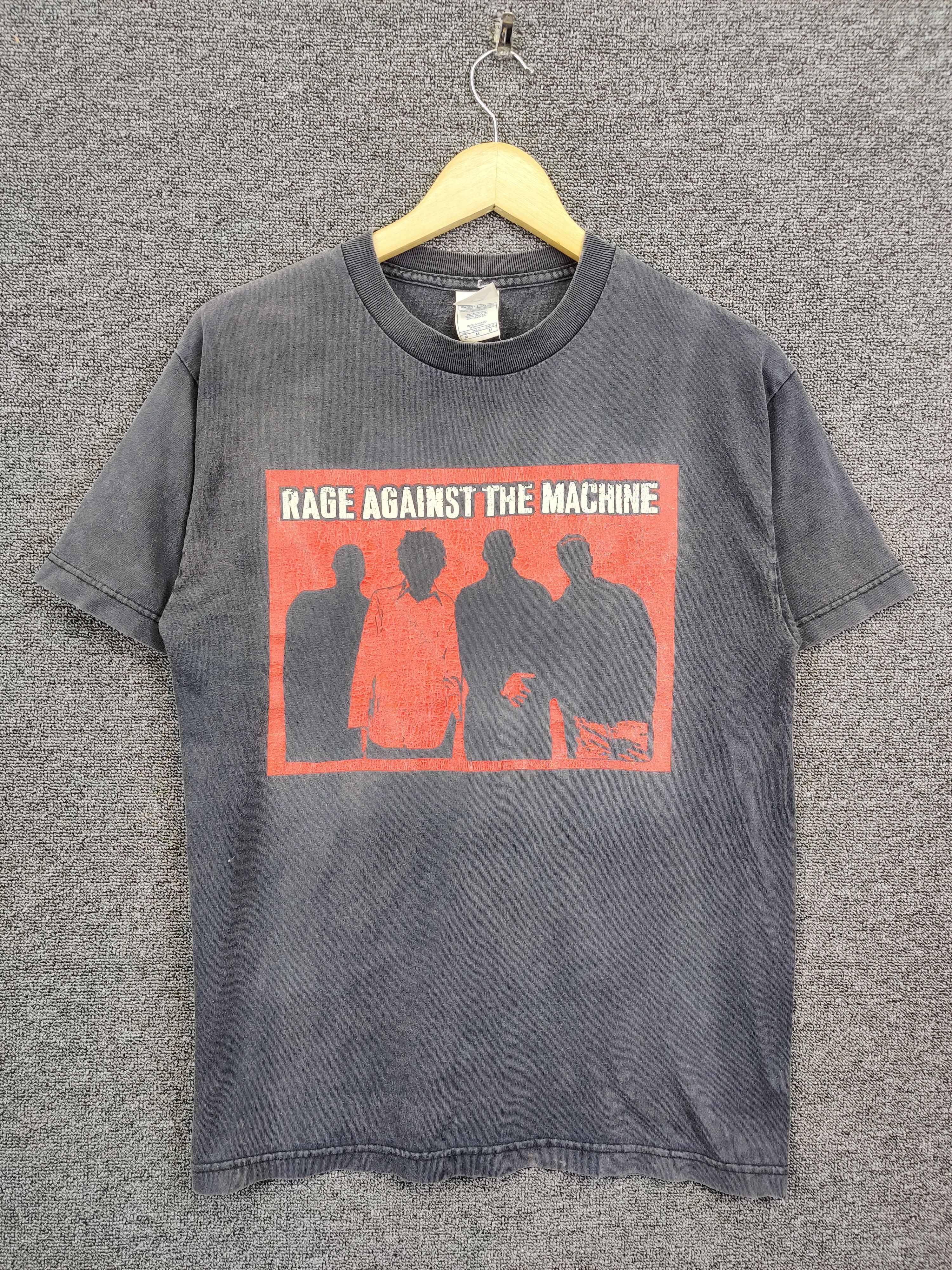 Band Tees Vintage Rage Against The Machine Sun Faded Band Tee Tshirt Size US M / EU 48-50 / 2 - 1 Thumbnail