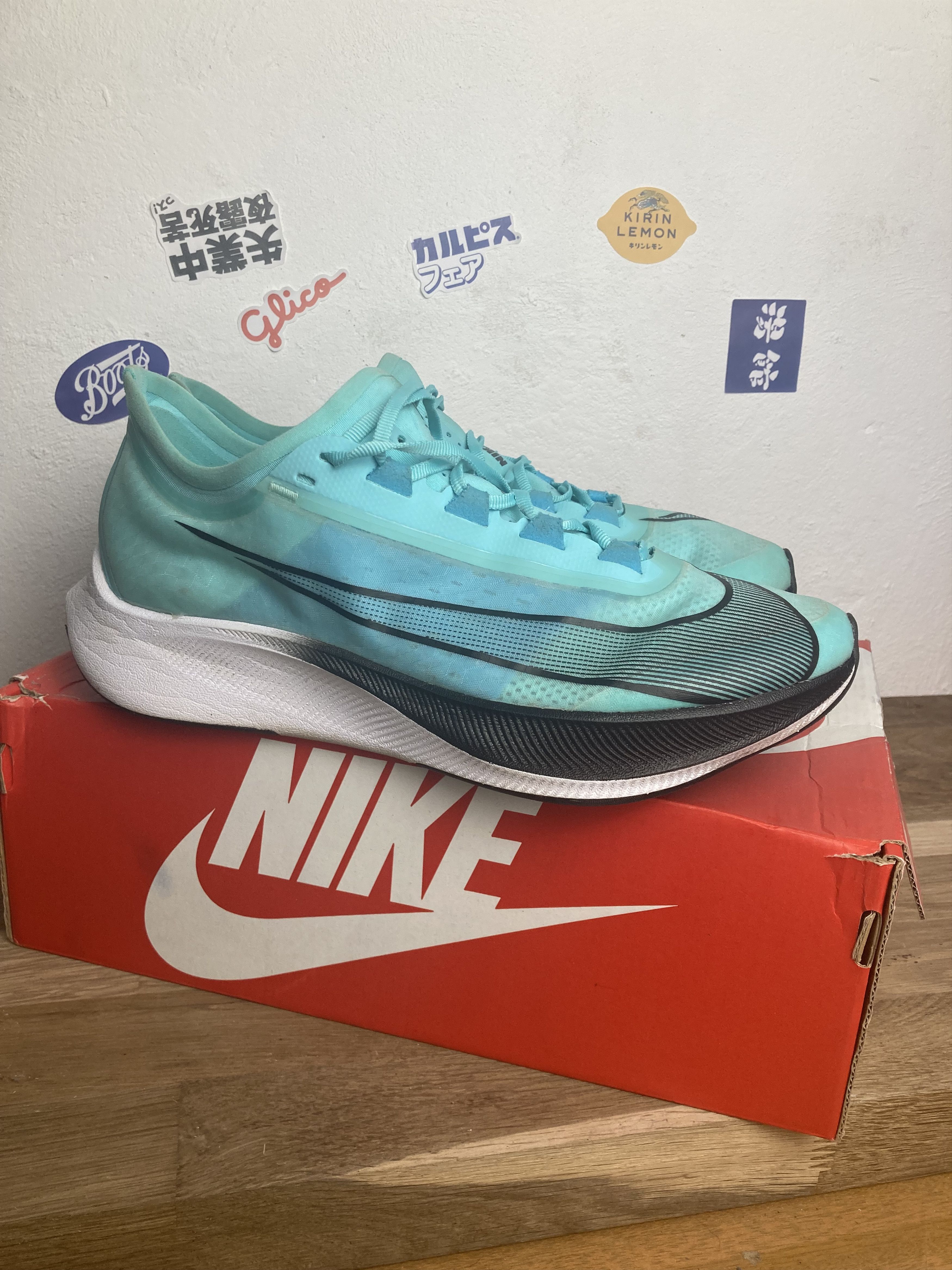Nike Nike Zoom Fly 3 Chlorine Mens Running US 9 Eu 42.5 Size US 9 / EU 42 - 3 Thumbnail