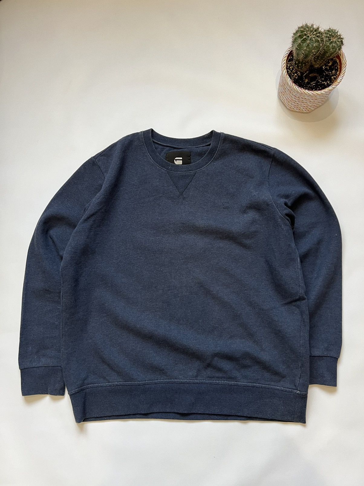 G-Star G Star Raw Basic Navy Sweatshirt Size US XL / EU 56 / 4 - 1 Thumbnail