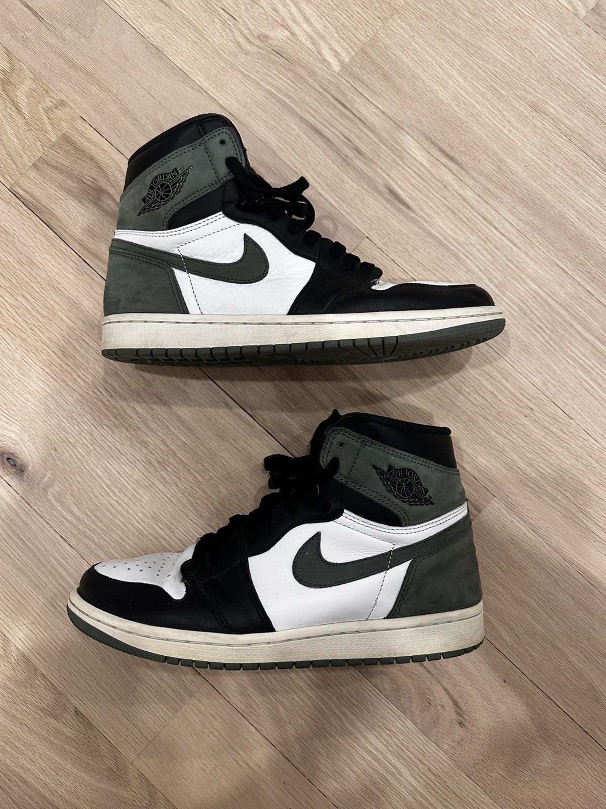 Jordan Brand Jordan 1 clay green black toe Nike 8US Size US 8 / EU 41 - 6 Thumbnail