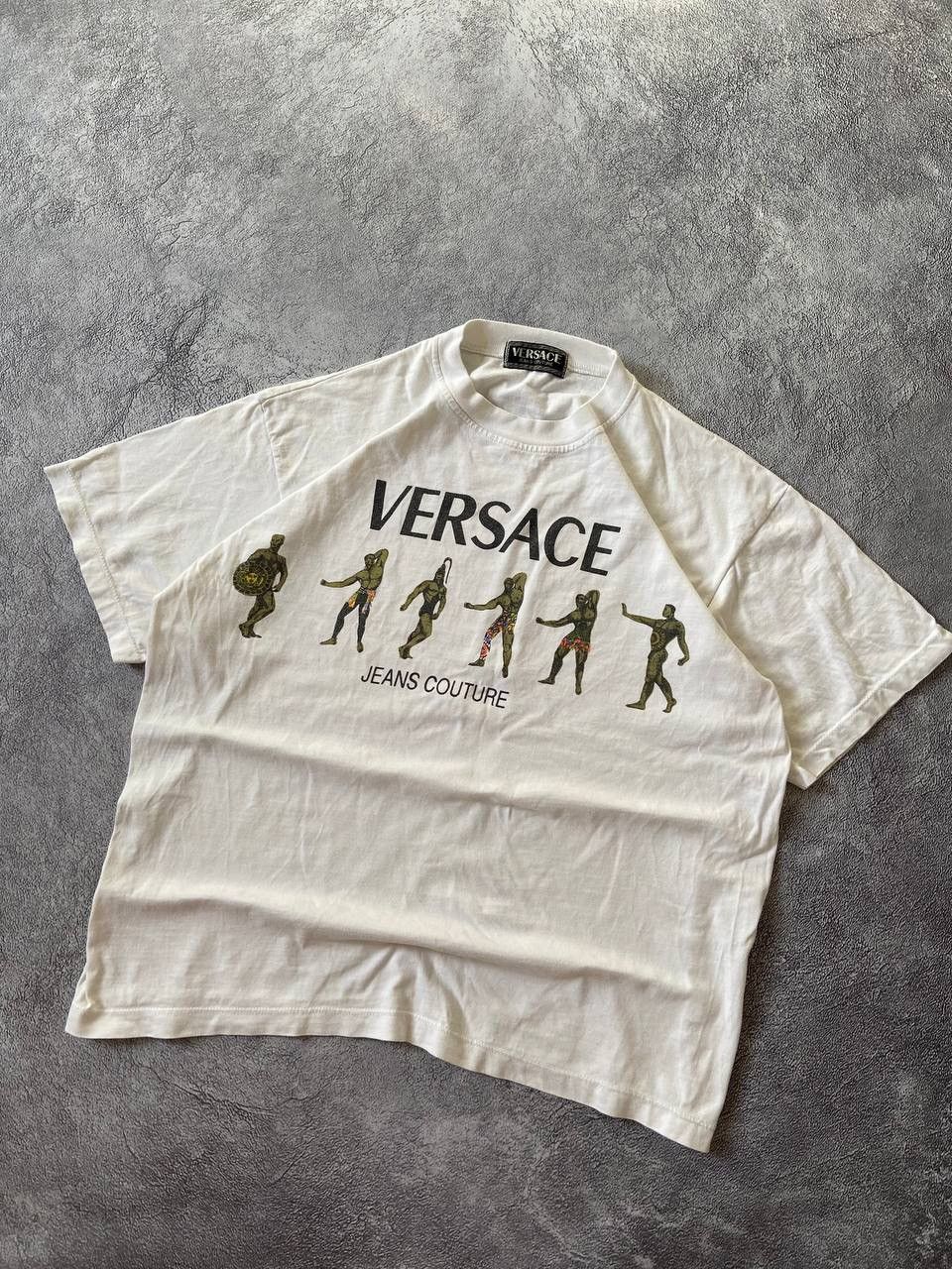 Versace Versace Vintage Jeans Couture 90s Athletic Statue White Size US L / EU 52-54 / 3 - 6 Thumbnail