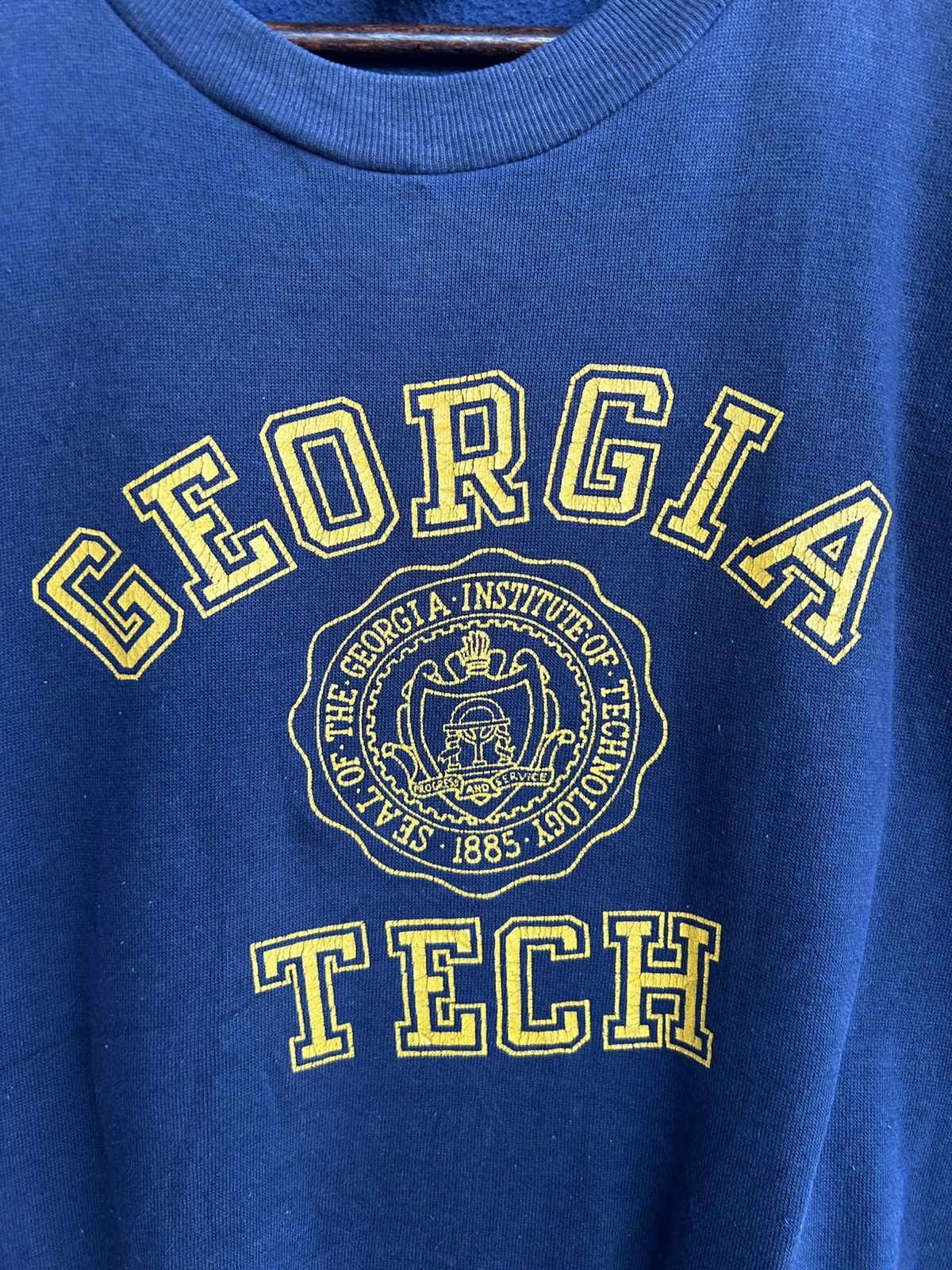 Russell Athletic Vintage The Georgia Institute Of Technology Soccer Size US L / EU 52-54 / 3 - 5 Thumbnail