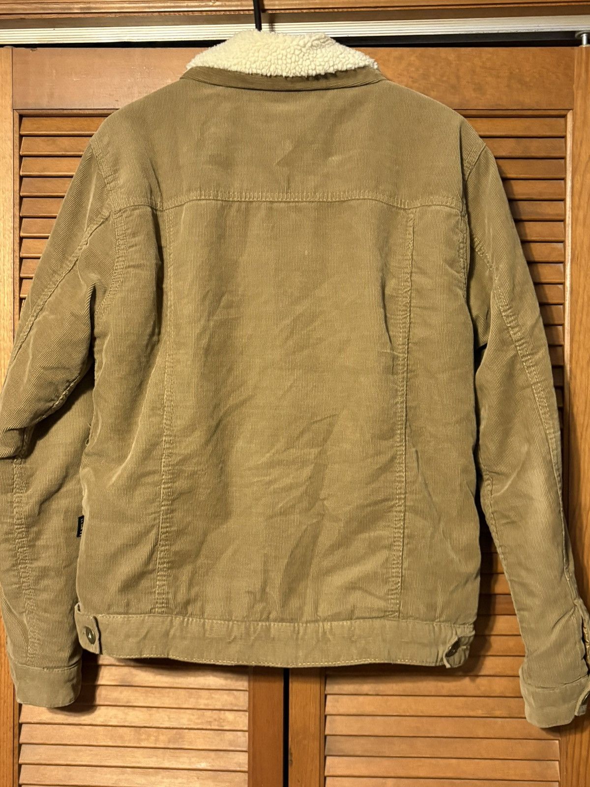 Vintage Le Breve Mens Sherpa Lined Jacket Medium Brown Corduroy. Size US M / EU 48-50 / 2 - 4 Thumbnail