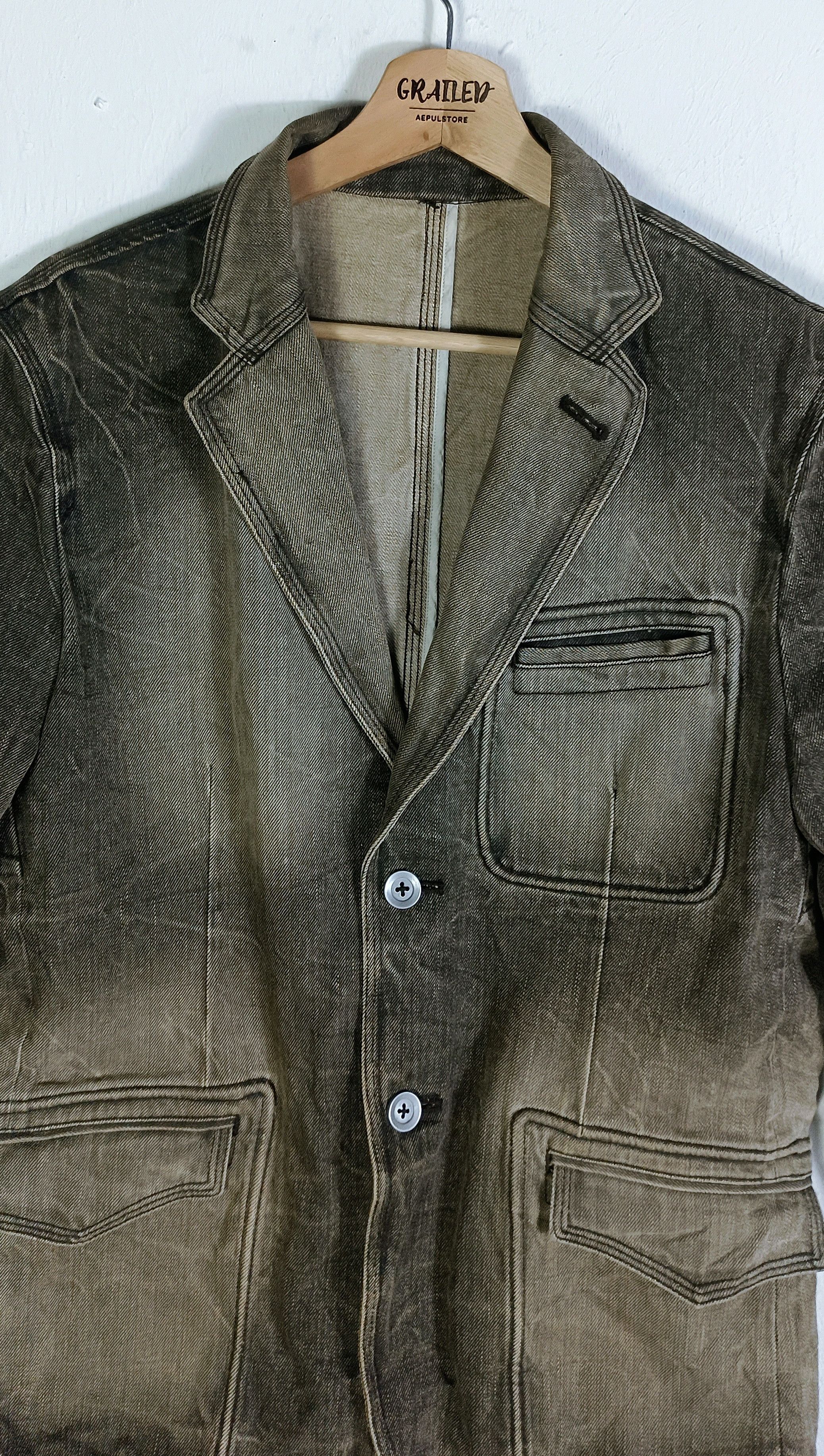 Jun Takahashi Vintage💥 Jun Men by Jun Takahashi Denim Chroe Size US M / EU 48-50 / 2 - 5 Thumbnail