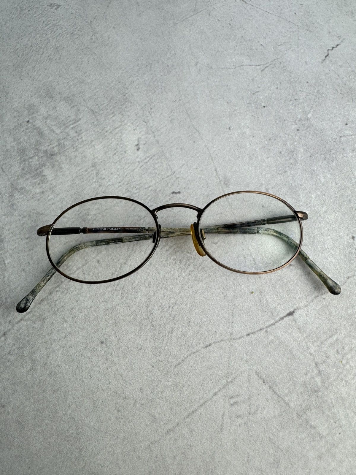 Giorgio Armani Giorgio Armani Glasses 90s Vintage Frame Italy Size ONE SIZE - 9 Thumbnail