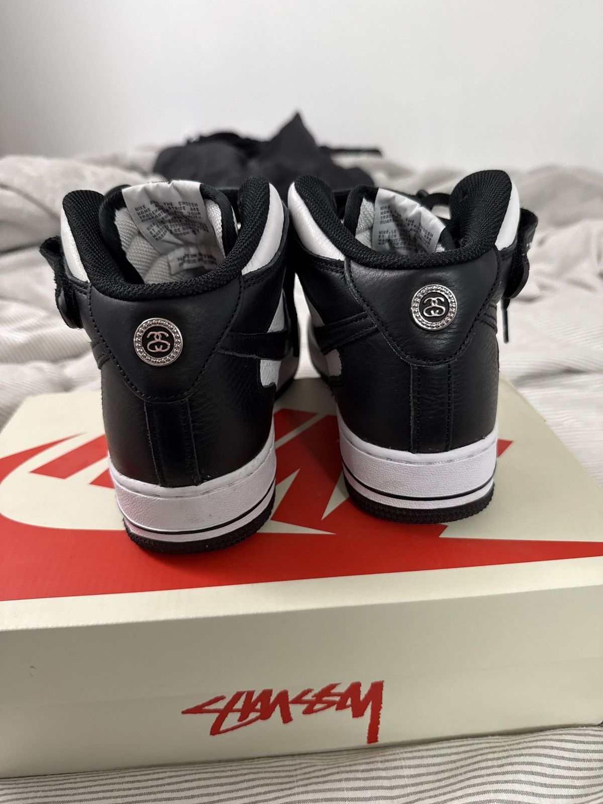 Nike × Stussy Stussy Nike Air Force 1 Mid Size US 7 / EU 40 - 4 Thumbnail