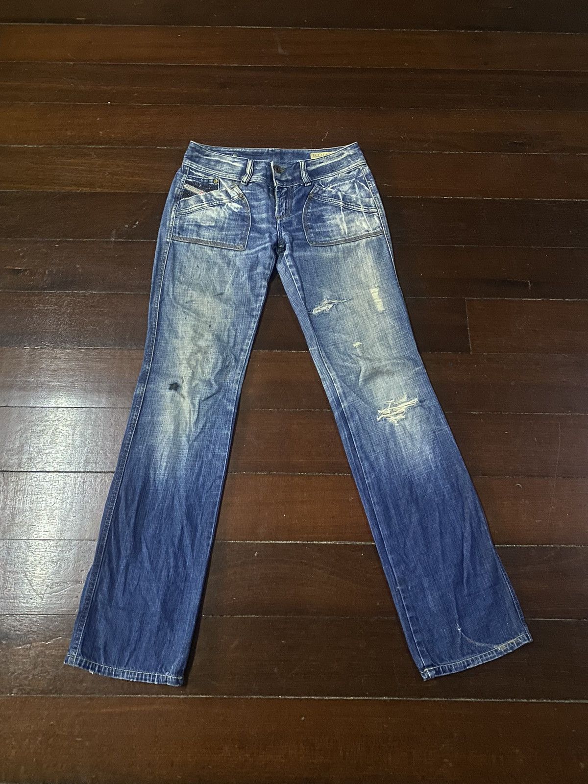 Designer × Diesel Fire 🔥 DIESEL RECKFLY made in italy distressed nice faded Size 30" / US 8 / IT 44 - 1 Thumbnail
