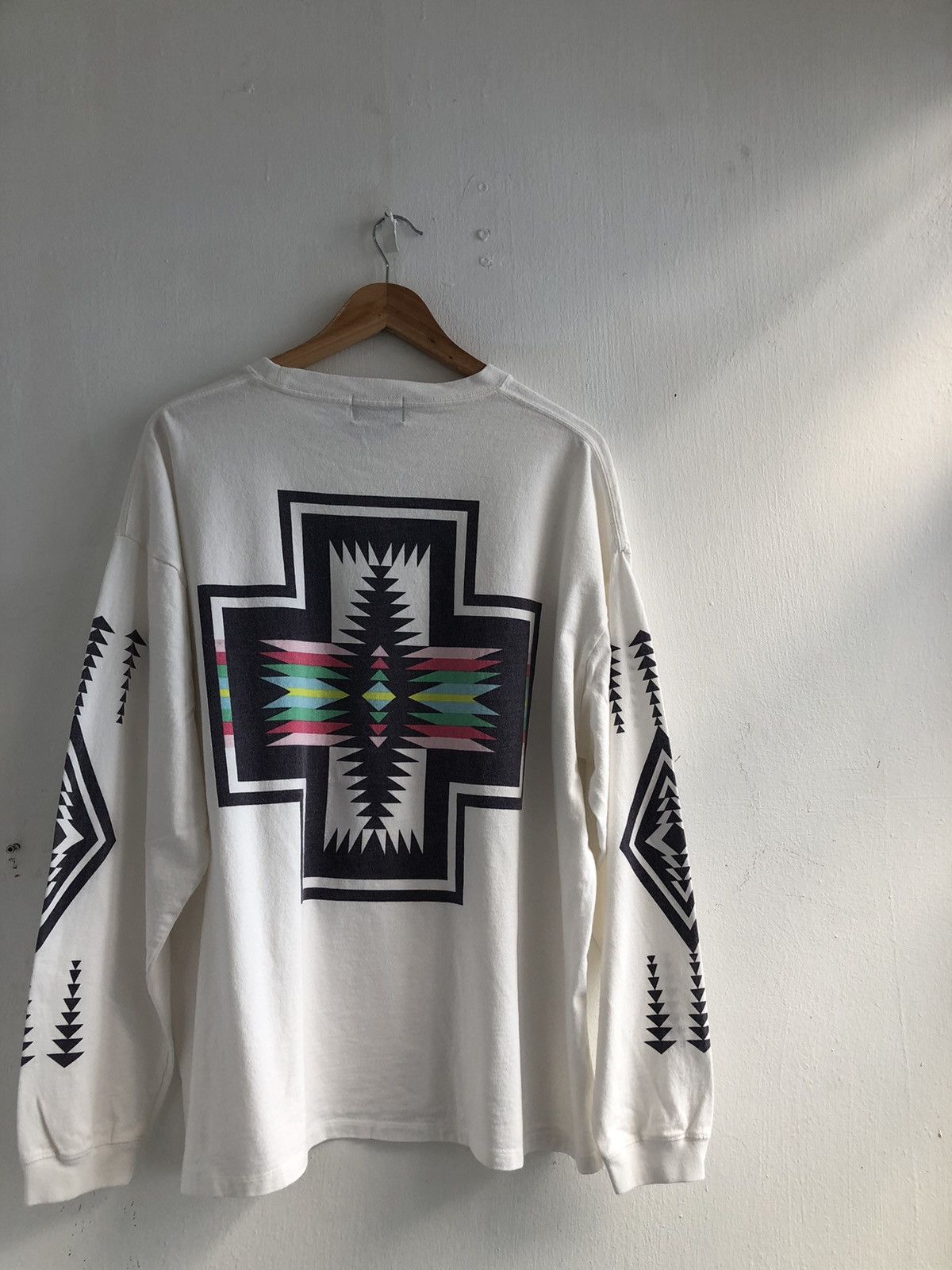 Pendleton Y2k Pendleton Navajo Native Aztec Chimayo T shirt Tee Size US XL / EU 56 / 4 - 1 Thumbnail