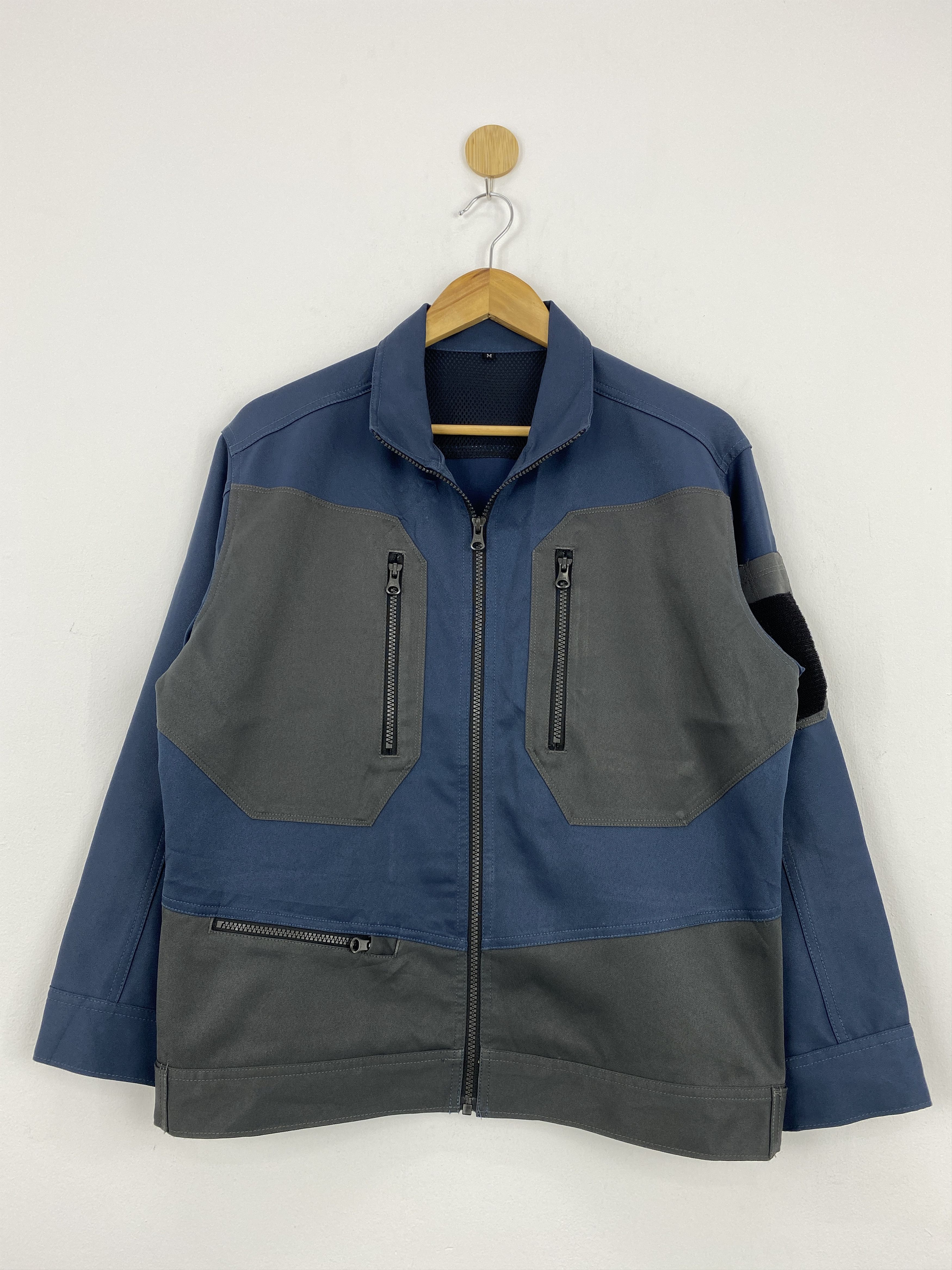 Japanese Brand Vintage Japanese Brand Burtle Denim Worker Jacket J1770 Size US L / EU 52-54 / 3 - 1 Thumbnail