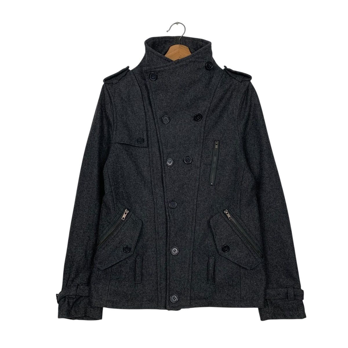 Japanese Brand Japanese Brand Army Of Sio Wool Jacket Size US XS / EU 42 / 0 - 1 Thumbnail