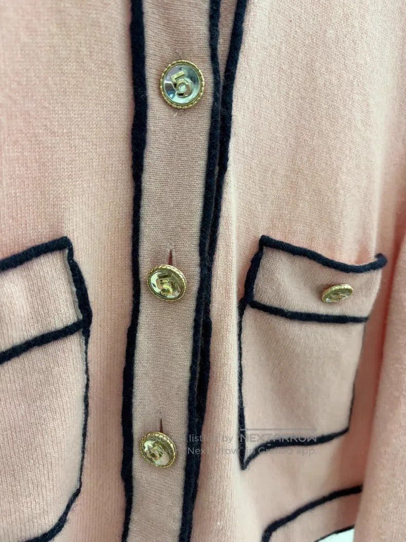 Chanel Chanel Pink short cartoon cardigan coat Size XS / US 0-2 / IT 36-38 - 3 Thumbnail