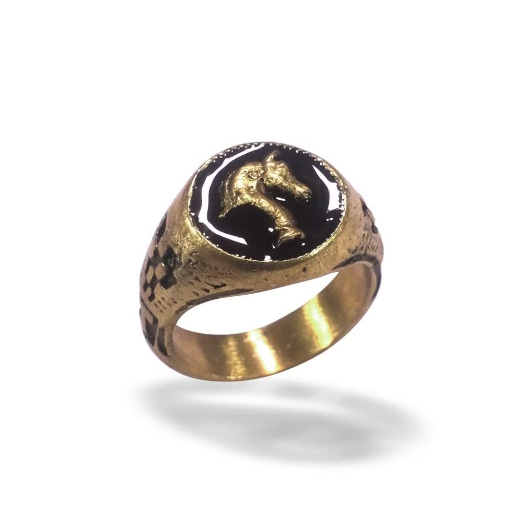 Japanese Brand Corazon Golden size M ring Size ONE SIZE - 1 Thumbnail