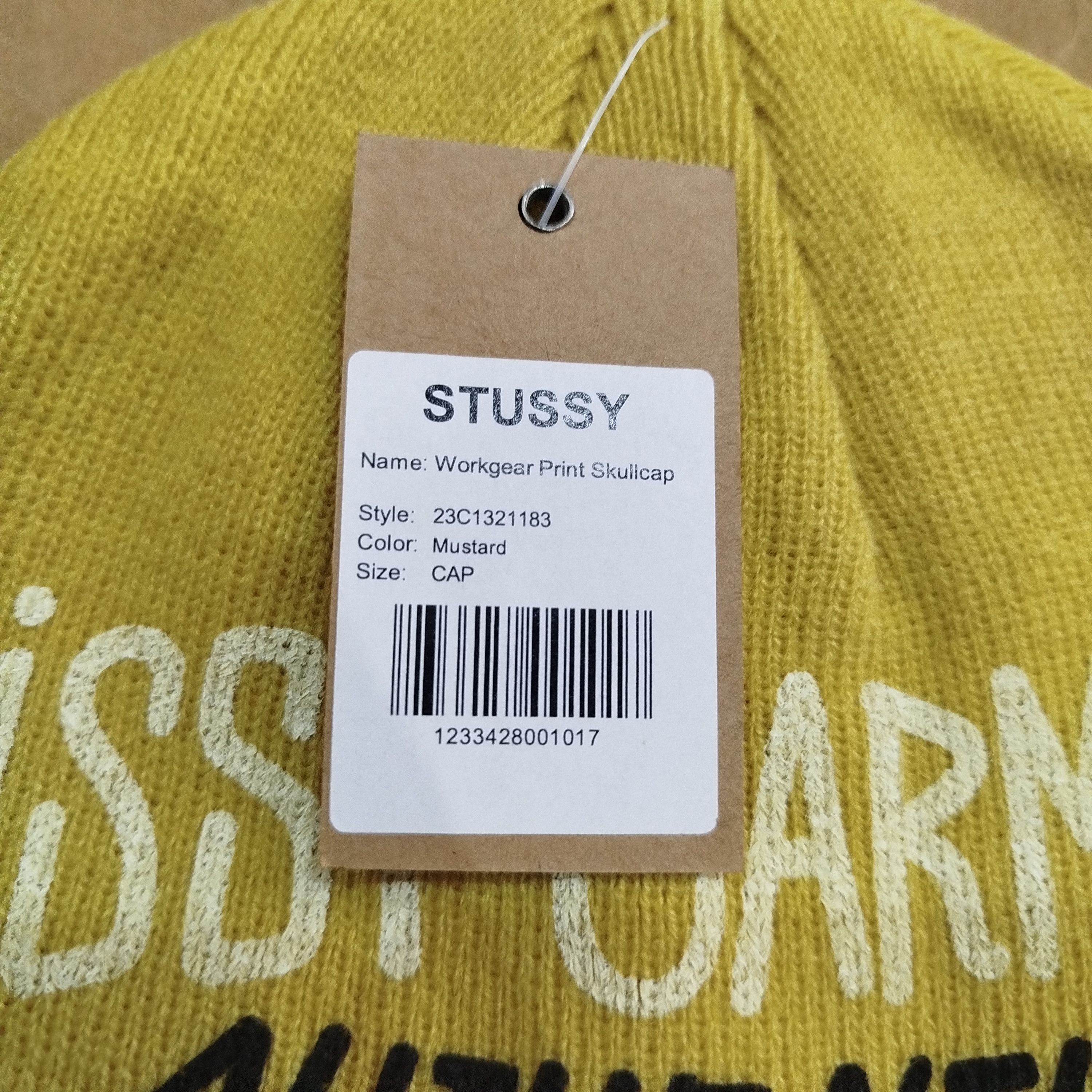 Stussy STUSSY WORKGEAR PRINT SKULLCAP Size ONE SIZE - 3 Thumbnail