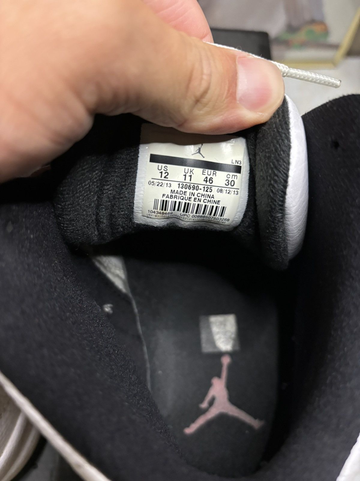 Jordan Brand Jordan Retro 12 ‘Taxi’ Size US 12 / EU 45 - 6 Thumbnail