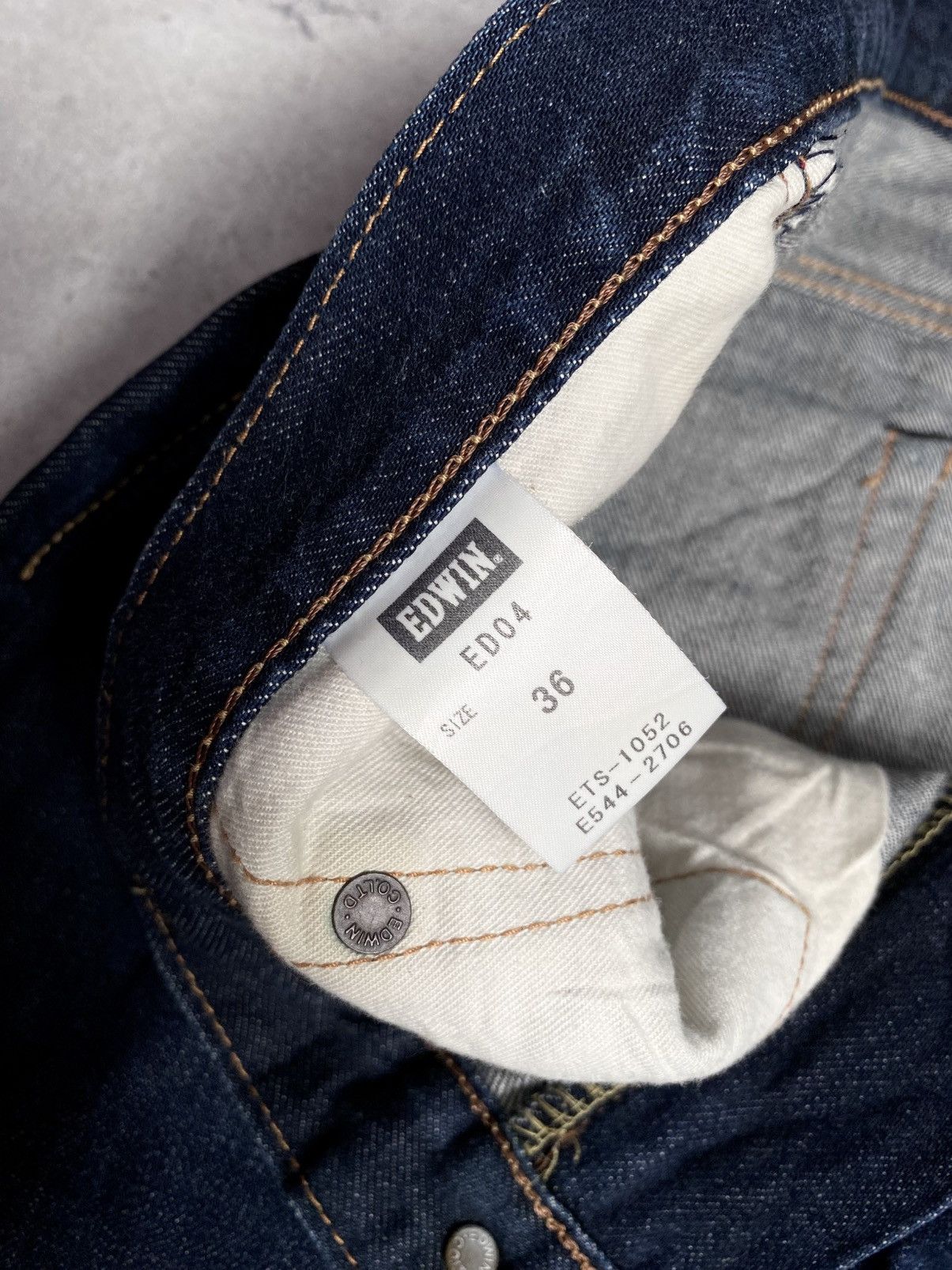 Edwin Vintage 90s EDWIN ED04 SELVEDGE DENIM Size US 36 / EU 52 - 14 Thumbnail