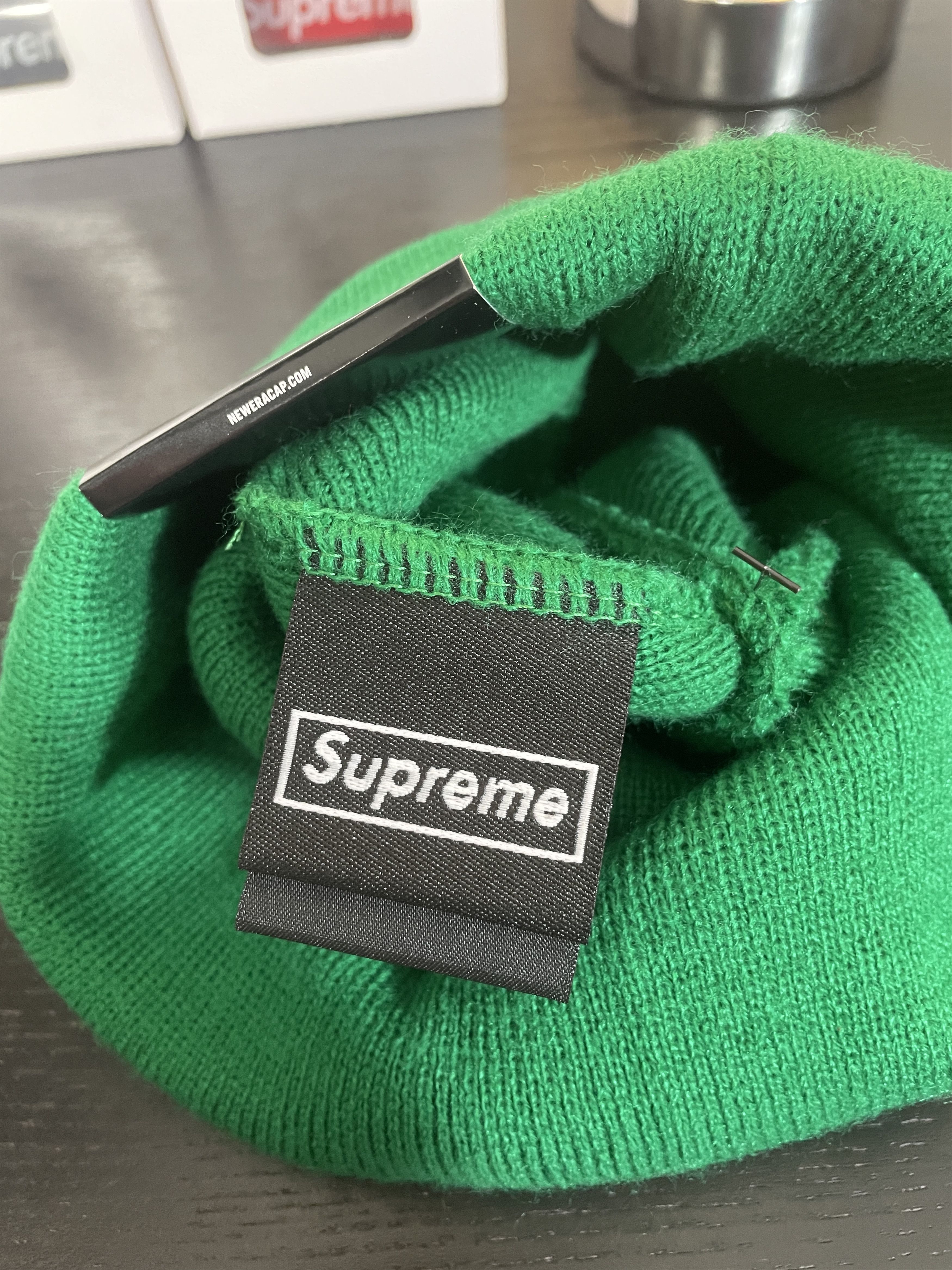 Supreme NEW ERA OLD ENGLISH BEANIE Size ONE SIZE - 5 Thumbnail