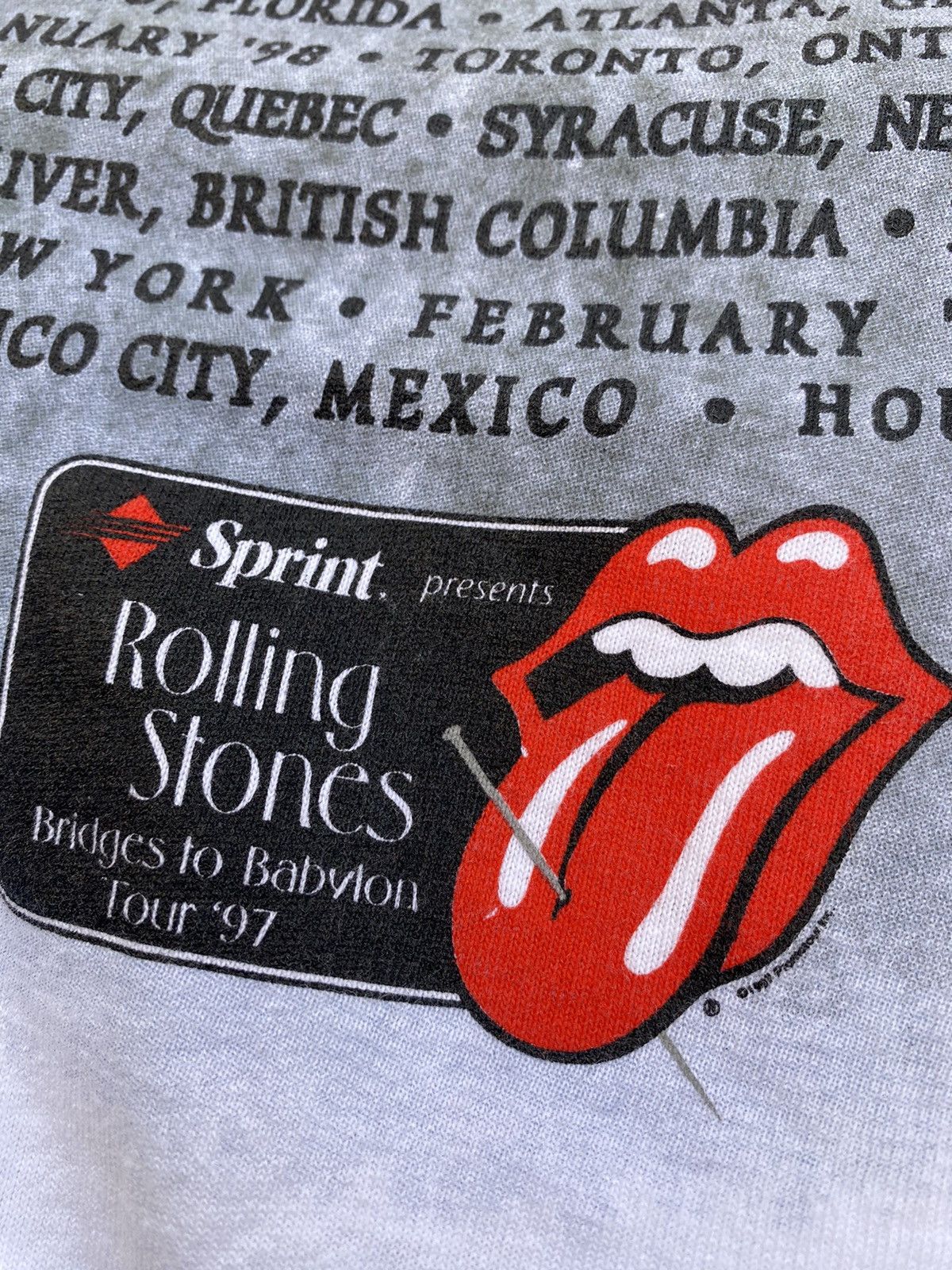 Anvil × Band Tees × Vintage The Rolling Stones 1997/1998 World Tour T-Shirt Size US XL / EU 56 / 4 - 9 Thumbnail