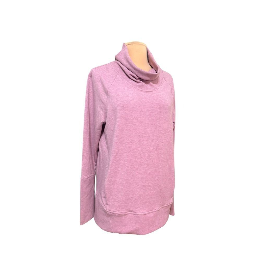 Lululemon Lululemon High Lines Pullover 8 Heathered Vintage Mauve Mock Size M / US 6-8 / IT 42-44 - 3 Thumbnail