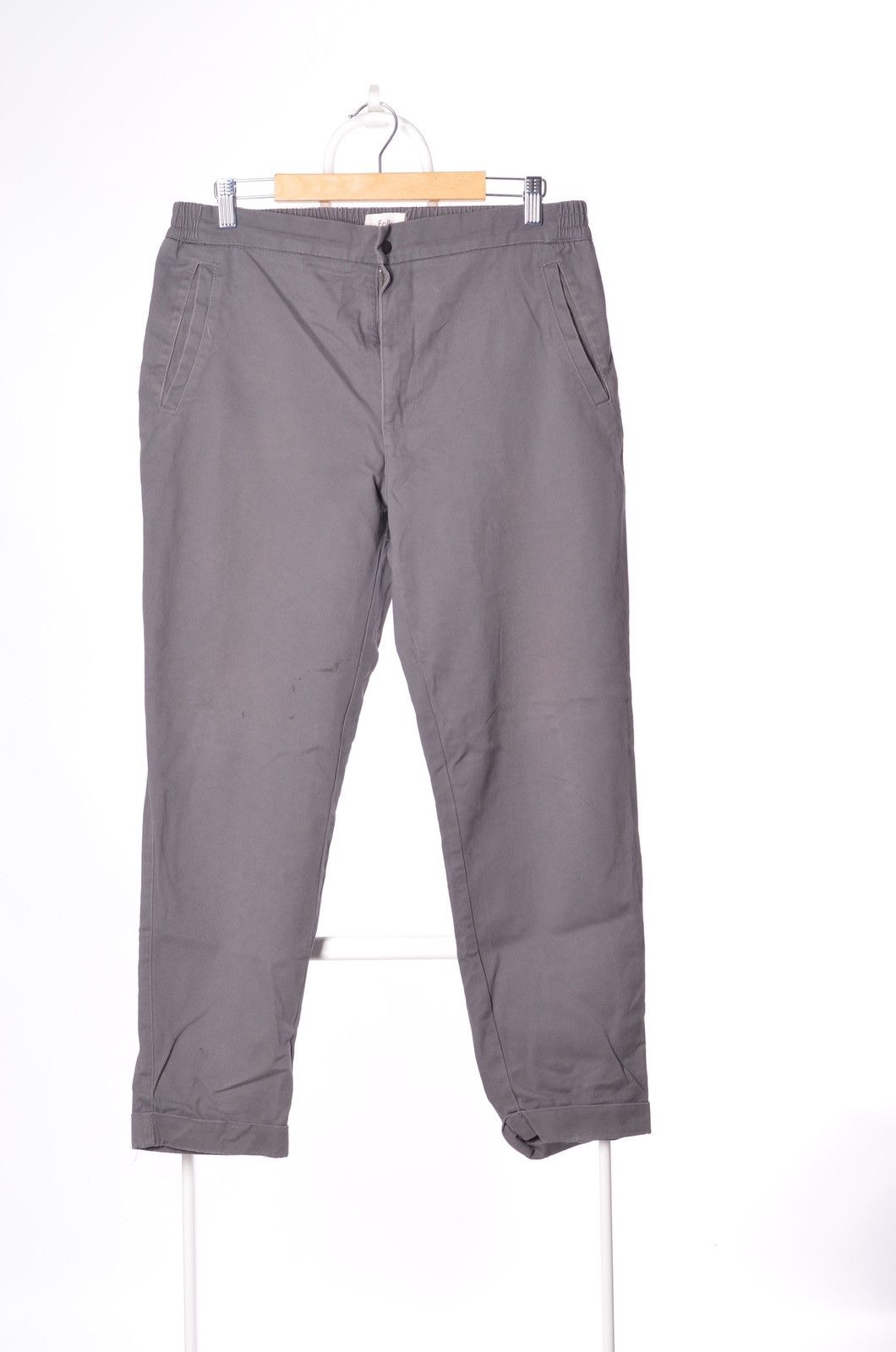 Folk Folk Cotton Grey Design Trouser cropped Pants Size US 32 / EU 48 - 3 Thumbnail