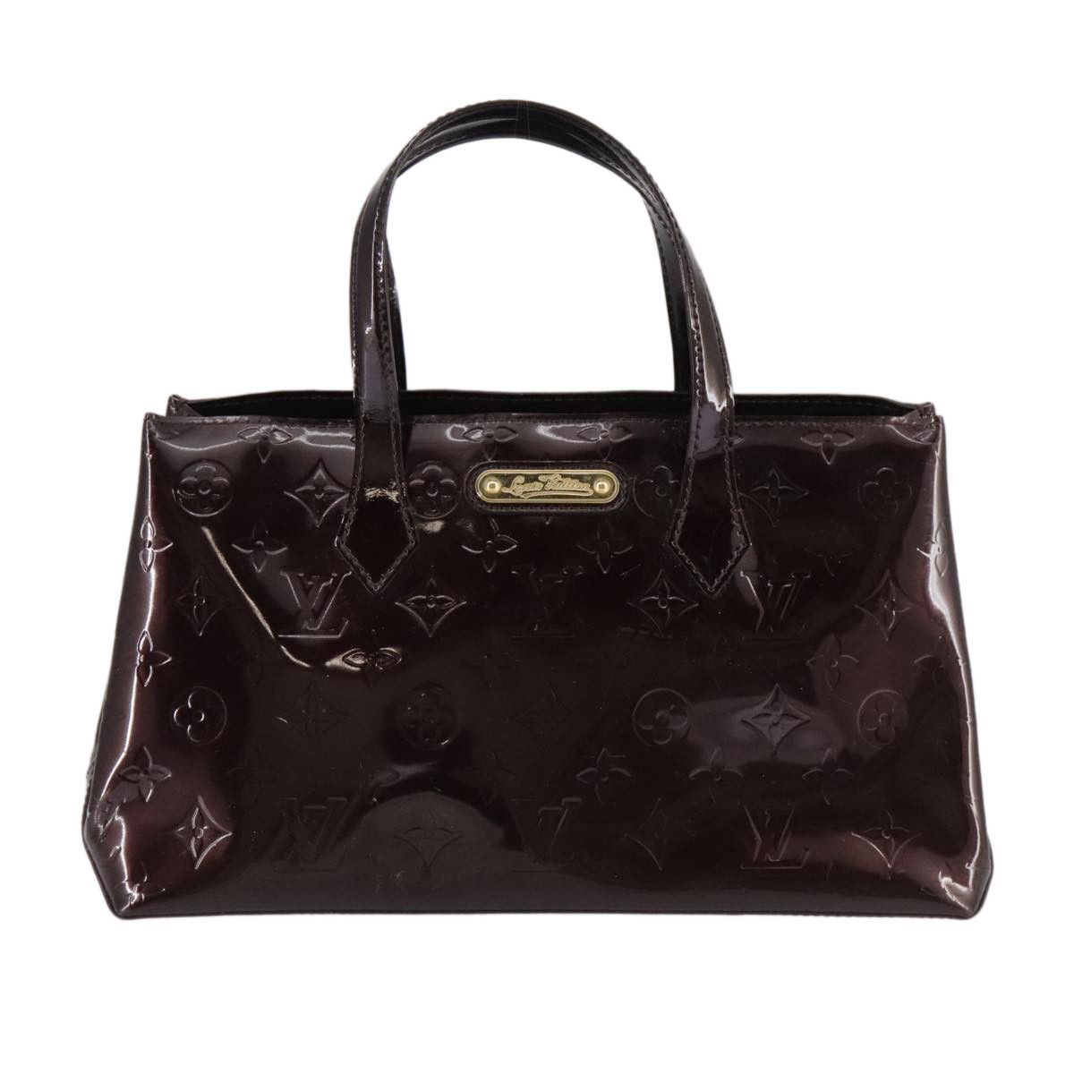 Louis Vuitton Wilshire Burgundy Patent Leather Handbag (Pre-Owned) Size ONE SIZE - 1 Thumbnail