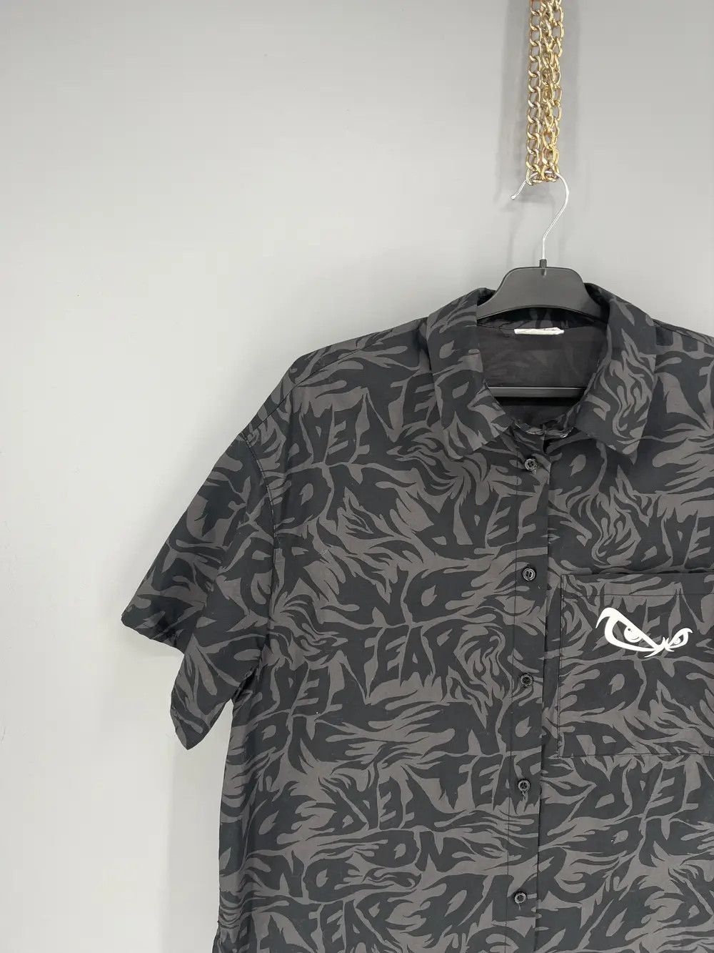 Japanese Brand VINTAGE 90s NO FEAR BIG LOGO SHIRT HIPHOP MONOGRAM Size US S / EU 44-46 / 1 - 4 Thumbnail