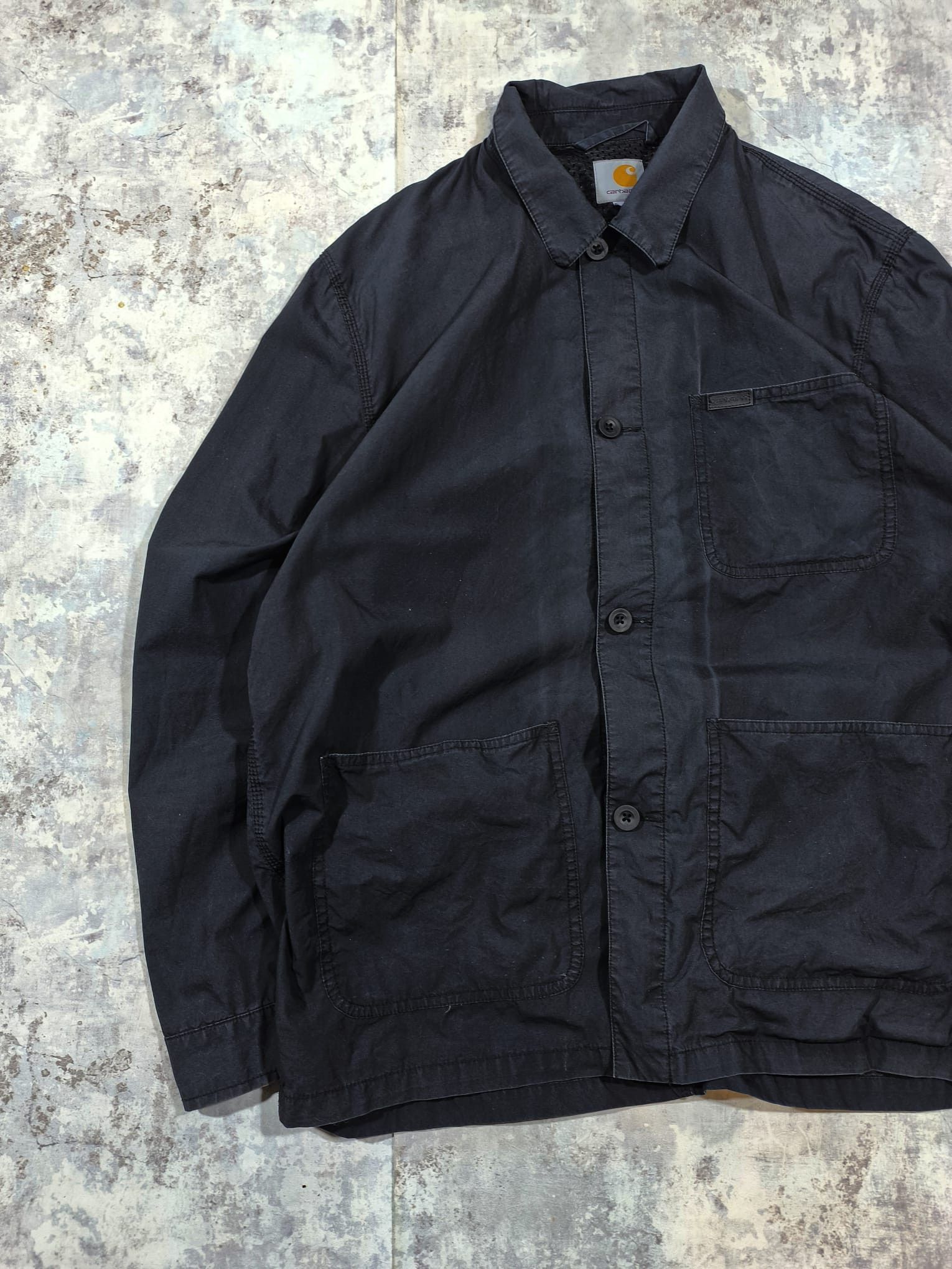Carhartt Carhartt Wip Fynn Light Jacket Workwear Faded Black Size US XL / EU 56 / 4 - 4 Thumbnail
