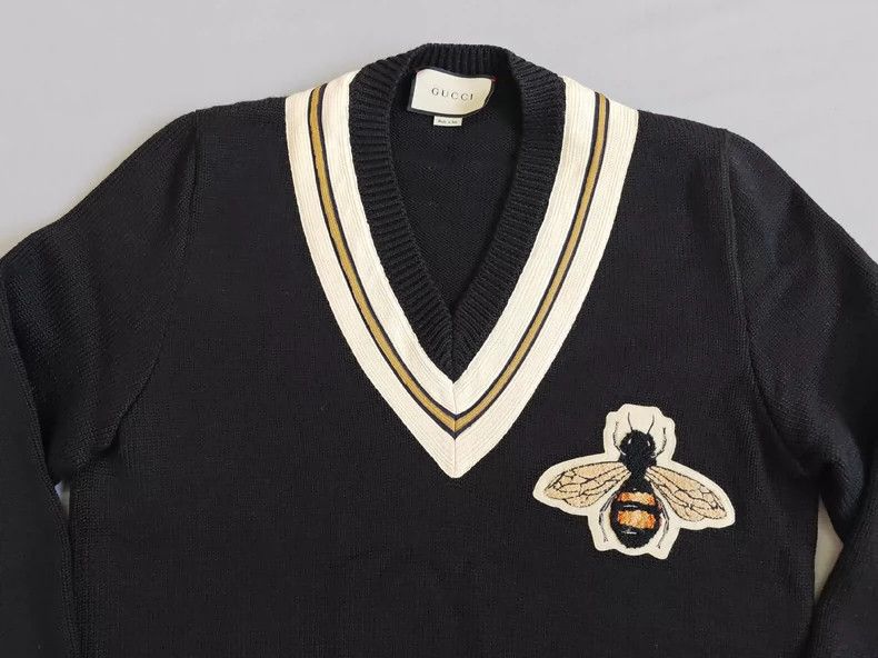 Gucci Gucci Bee sweater knitwear 2501-Nextarrow Size US L / EU 52-54 / 3 - 3 Thumbnail