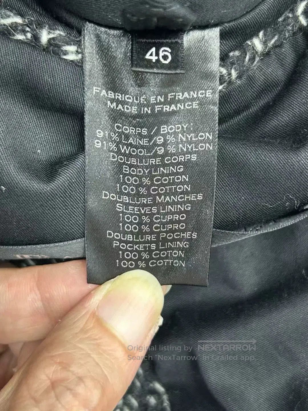 Balmain Balmain Gray Wool Double-Breasted Coat. Size US M / EU 48-50 / 2 - 4 Thumbnail