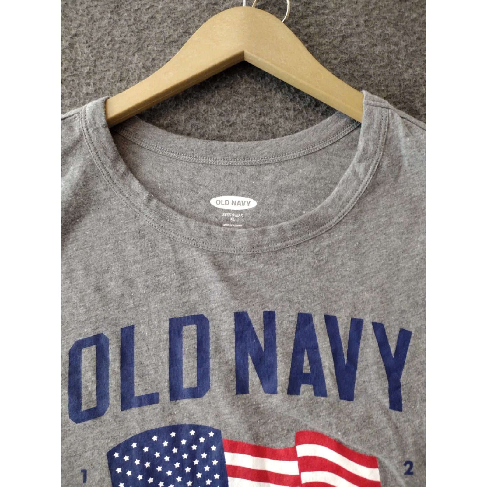Old Navy Old Navy American Tradition T Shirt Unisex size XL Gray Size US XL / EU 56 / 4 - 3 Thumbnail