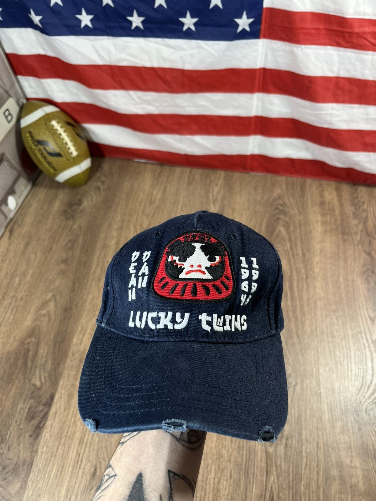 Dsquared2 × Vintage Lucky Twins Cap From Dsquared2 Very Rare Size ONE SIZE - 1 Thumbnail