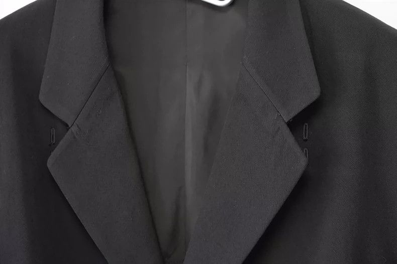 Yohji Yamamoto Yohji Yamamoto 96SS Parchment Cutout Wool Jacket 2503-Next Size US M / EU 48-50 / 2 - 4 Thumbnail